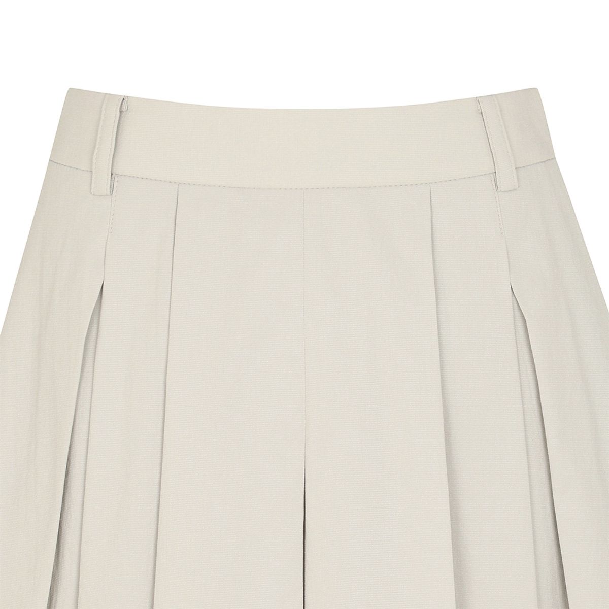 말본 골프(MALBON GOLF) 변형 플리츠 벨트 스커트 BEIGE (WOMAN)