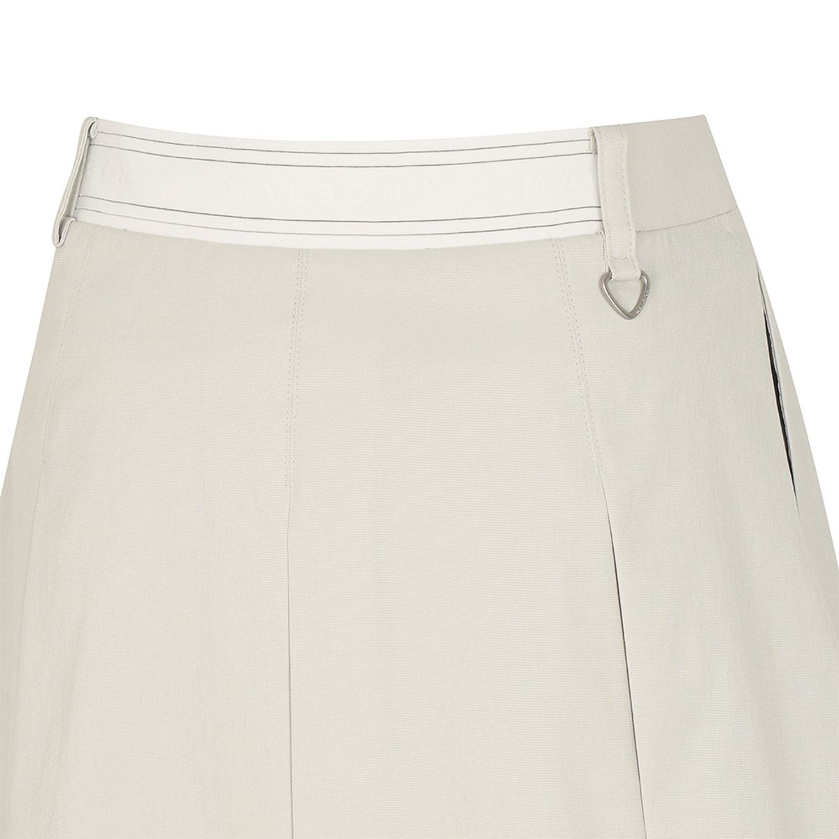 말본 골프(MALBON GOLF) 변형 플리츠 벨트 스커트 BEIGE (WOMAN)