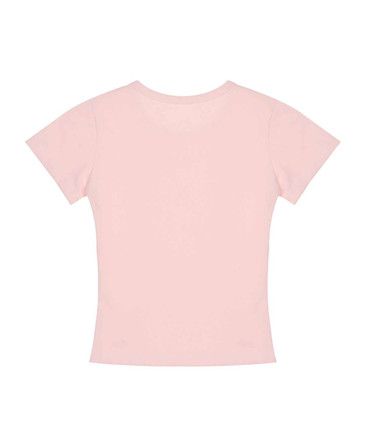 닉앤니콜(NICK&NICOLE) ESSENTIAL SLIM HALF TOP_PINK