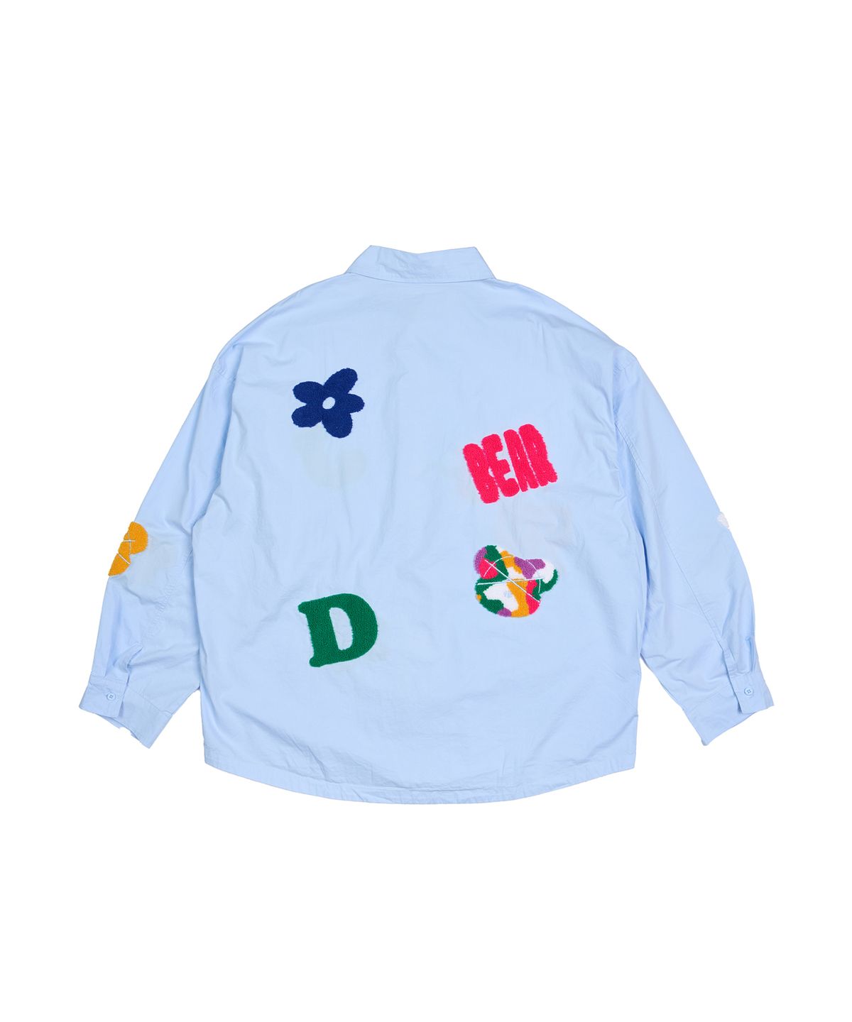 더블제이디(DOUBLE JD) 부클 오브제 자수 셔츠