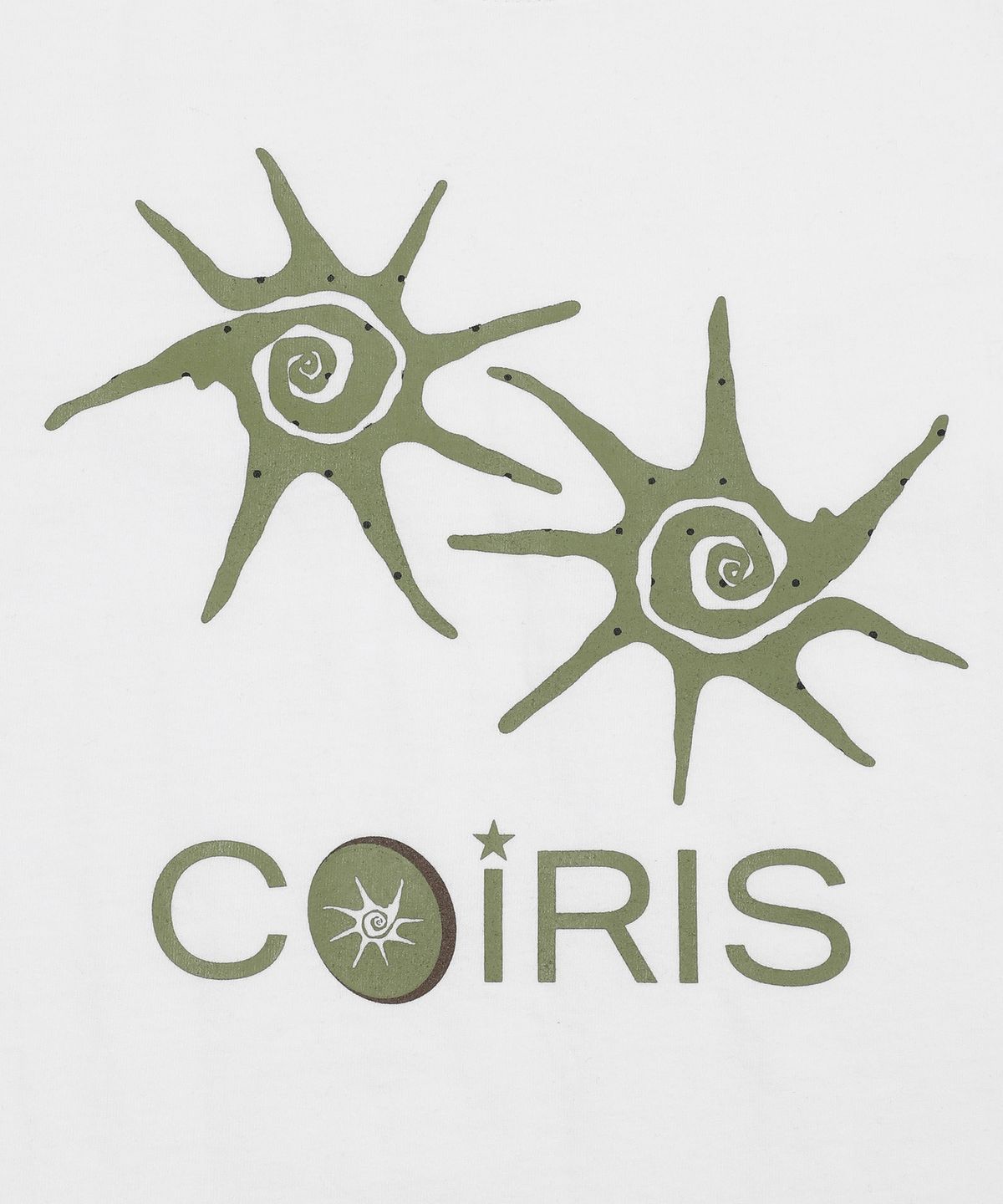 코이리스(COIRIS) 모구 키위 도트 반팔 티 (2컬러)