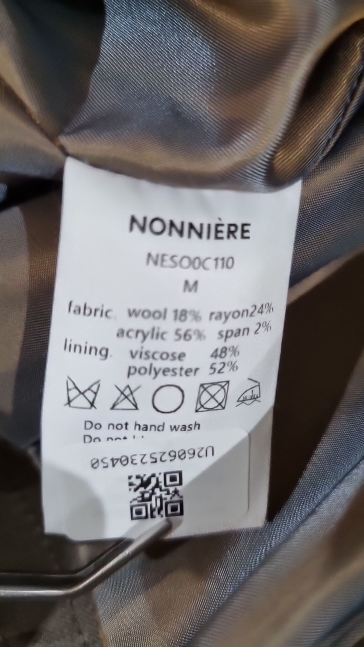 노니에르(NONNIERE) 롱스커트 M