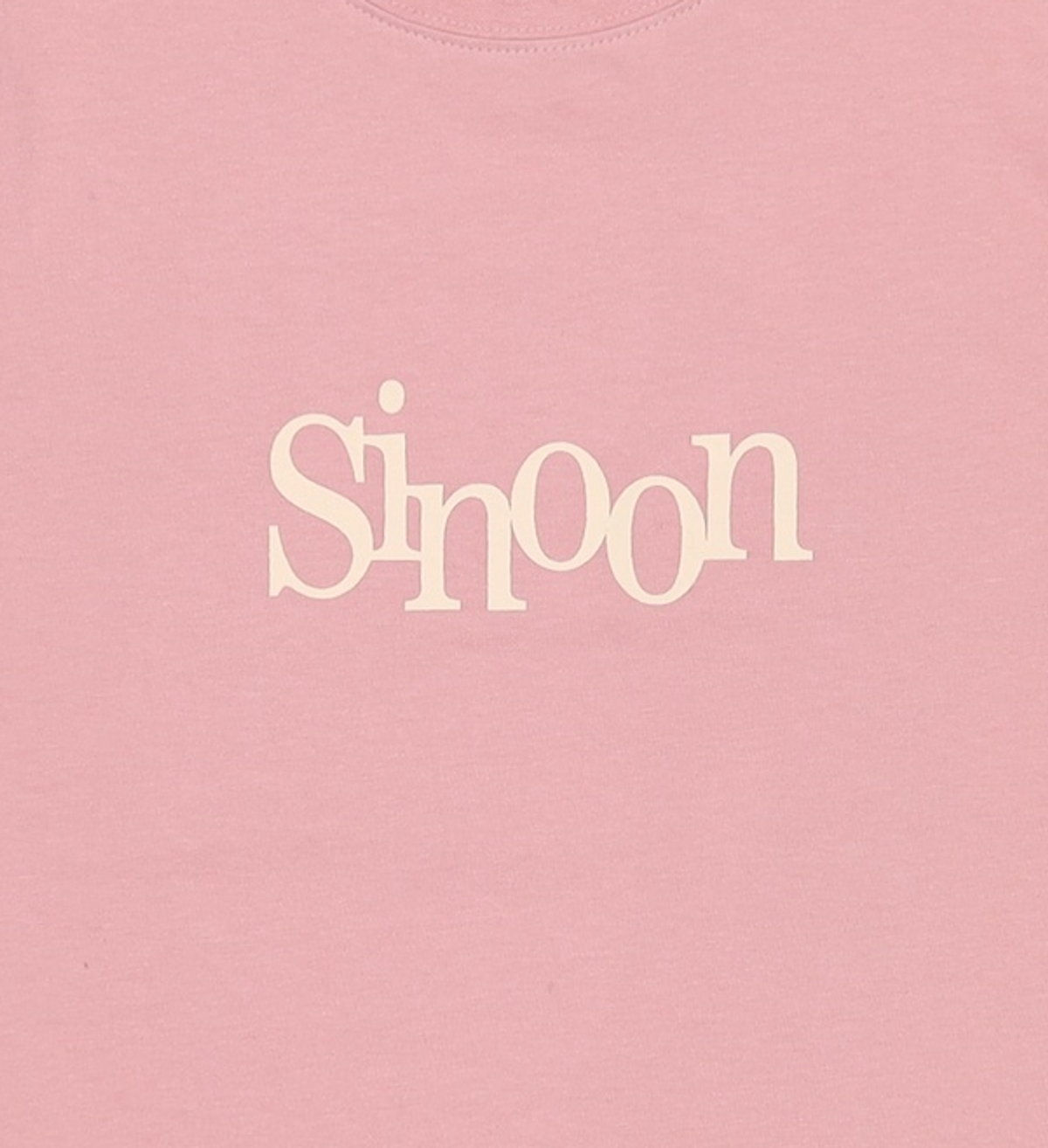 시눈(SINOON) Sinoon Signature Logo T-Shirts (Pink) S