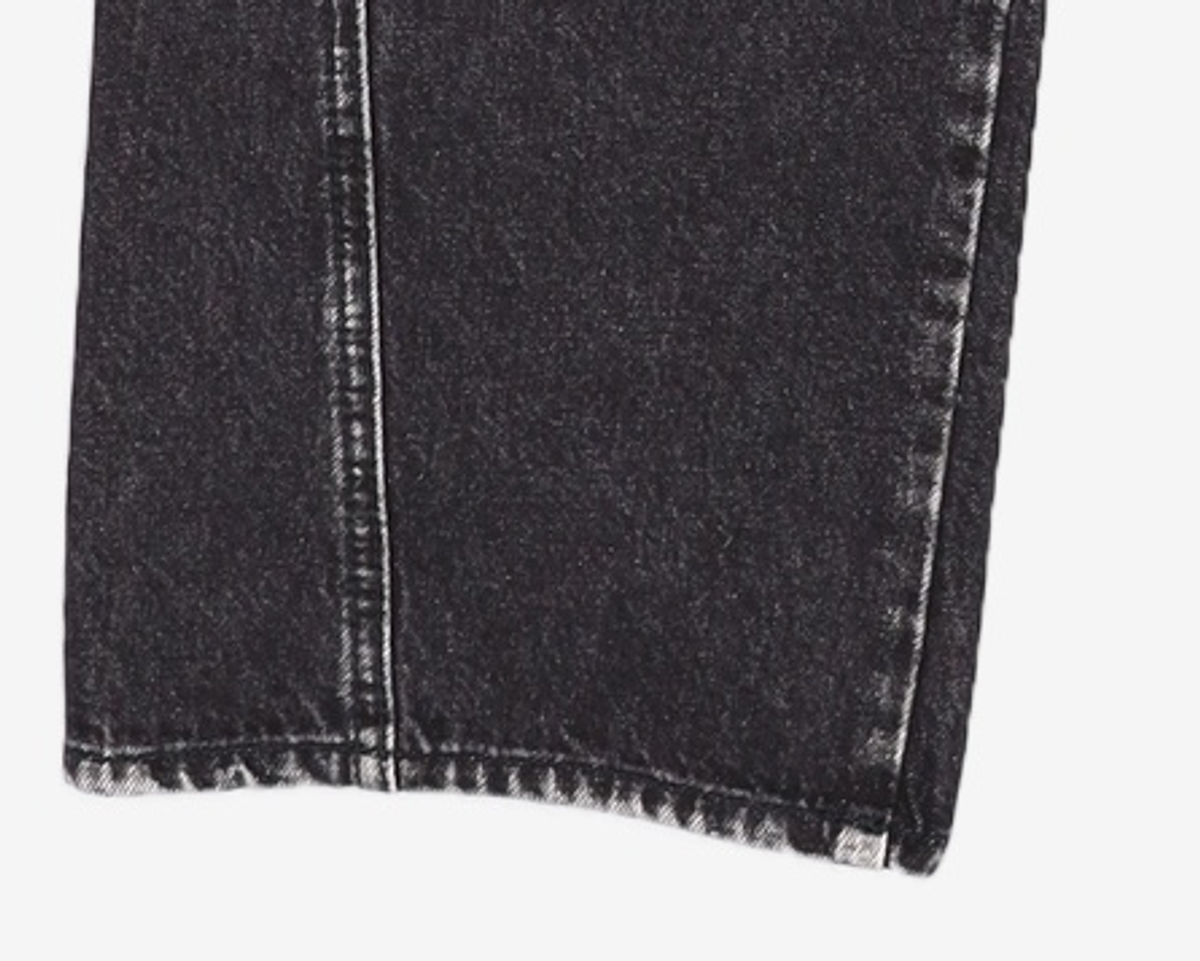 메종미네드(MAISON MINED) GREY POINTED WIDE DENIM 46