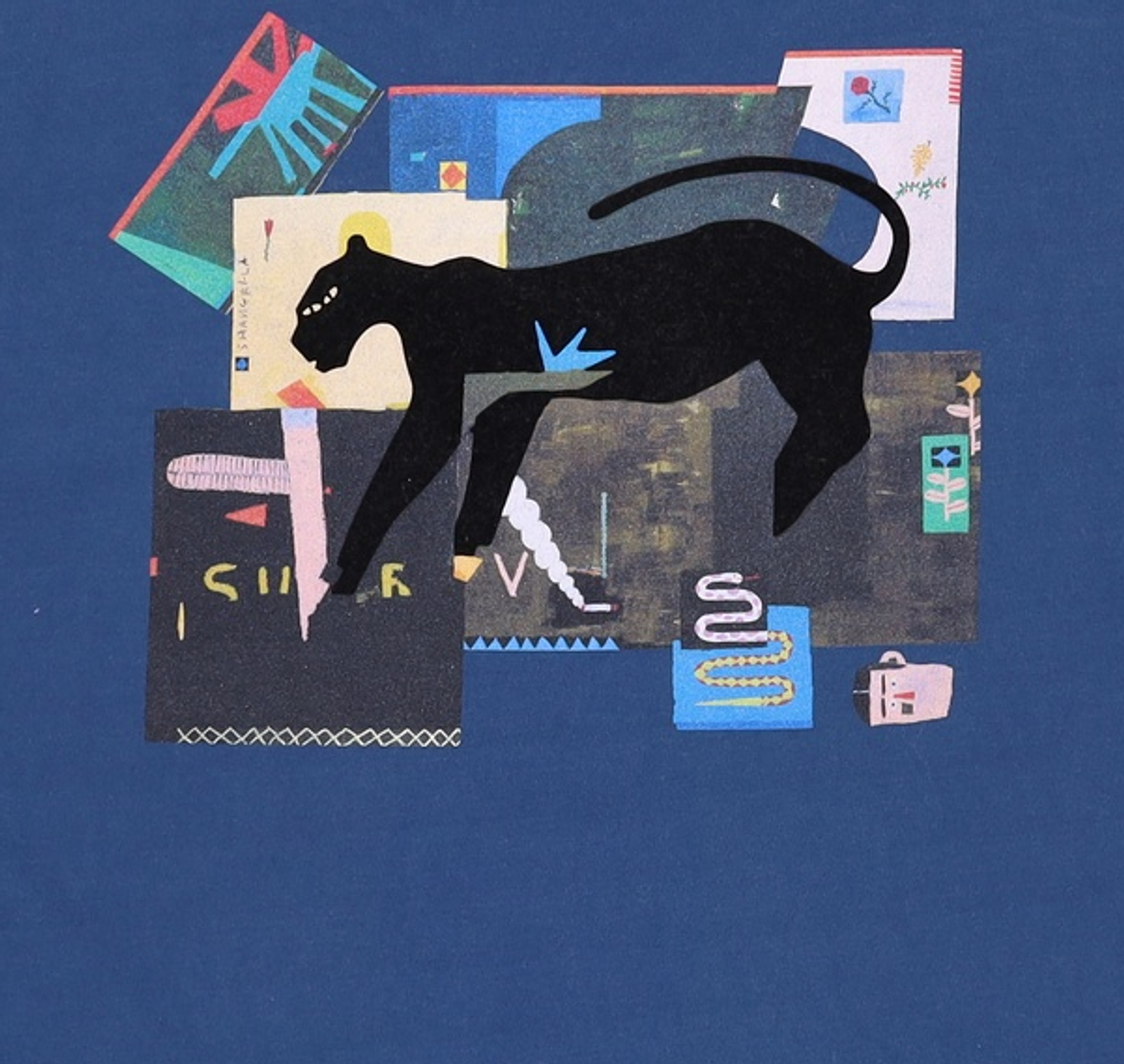 커스텀멜로우(CUSTOMELLOW) [백향목 X 커스텀멜로우]  BAGHEERA  short sleeve t-shirt_CWTAM21484NYX M