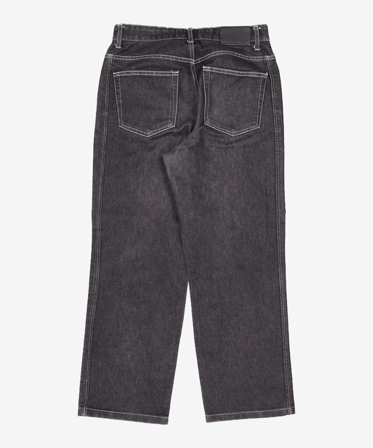 가먼트레이블(GARMENT LABLE) Stitch Straight Jeans - Black M