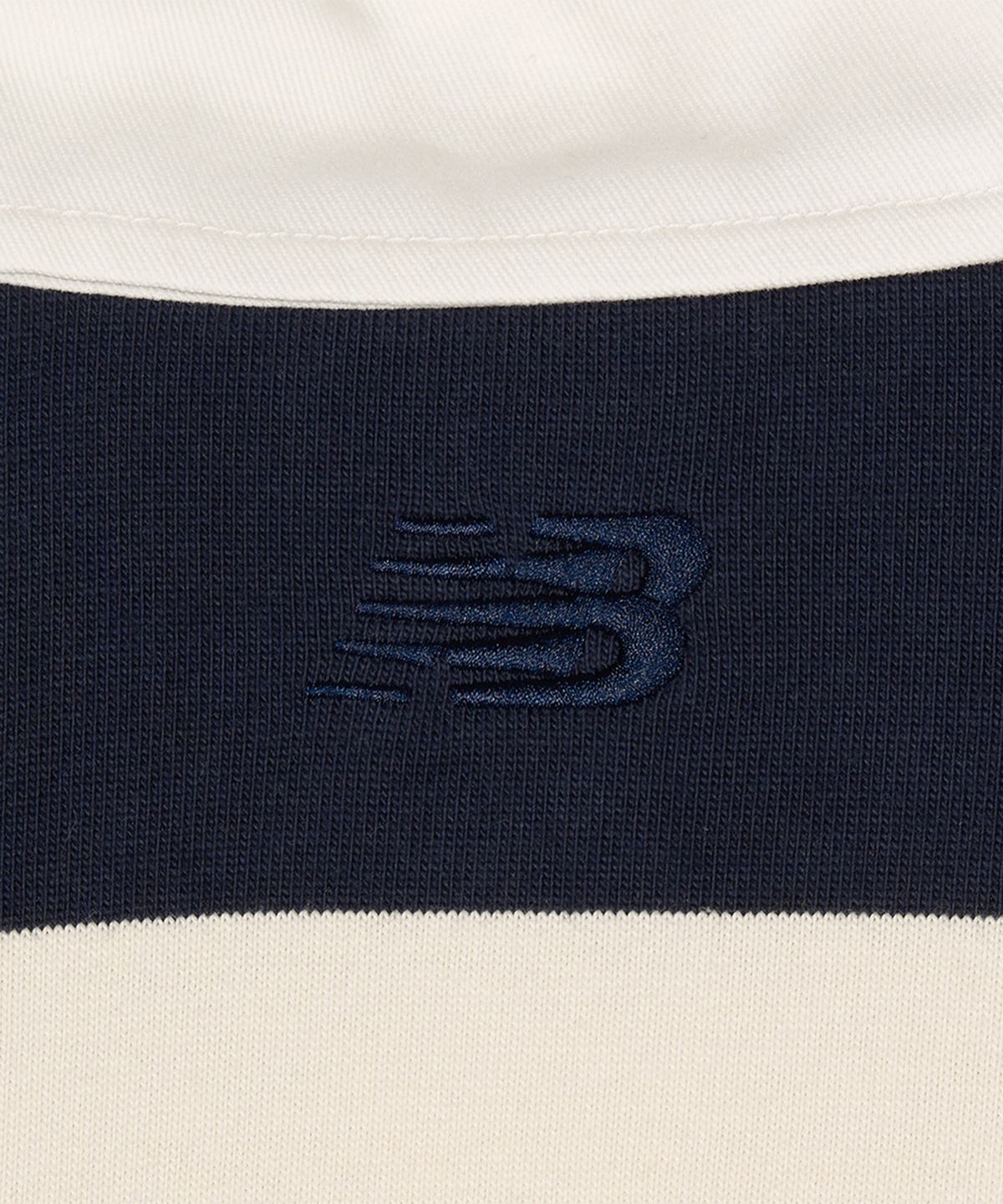뉴발란스(NEW BALANCE) NBNDG2A023 / UNI USA 클래식 스트라이프 럭비 셔츠 (NAVY)