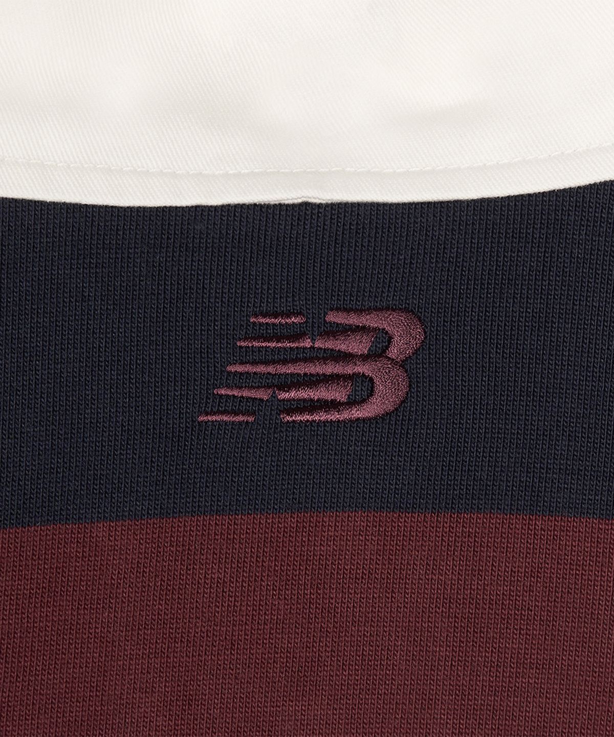 뉴발란스(NEW BALANCE) NBNDG2A023 / UNI USA 클래식 스트라이프 럭비 셔츠 (BURGUNDY)