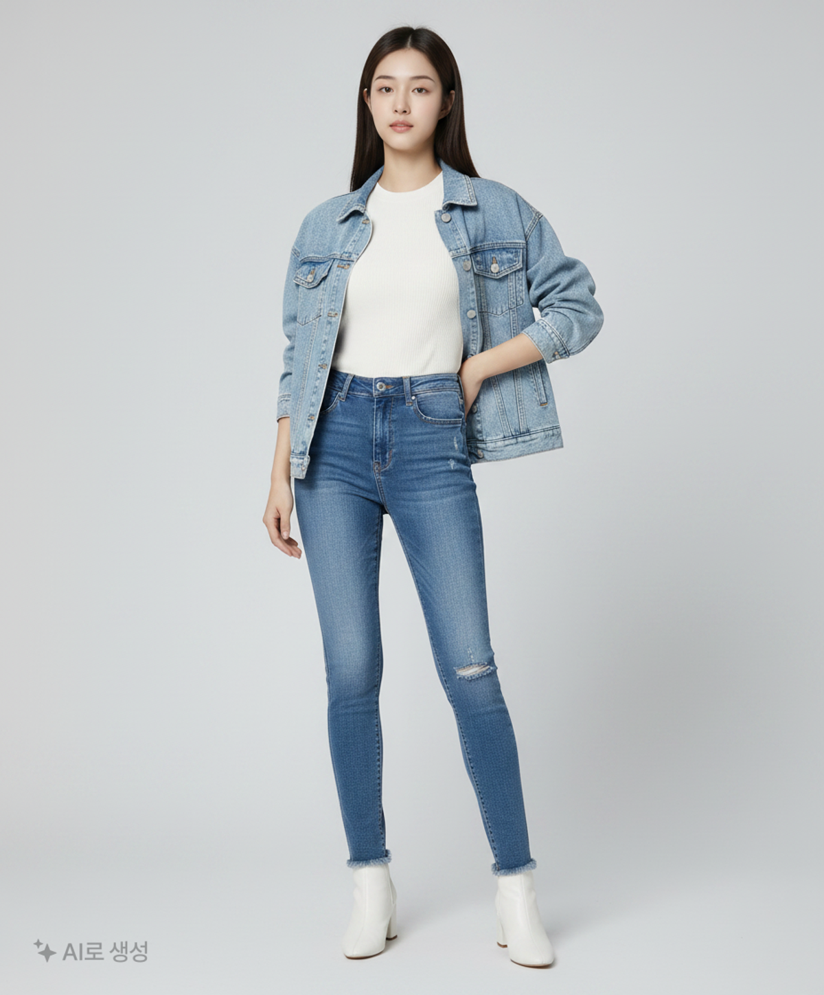 후아유(WHO.A.U) 청/데님 팬츠 27