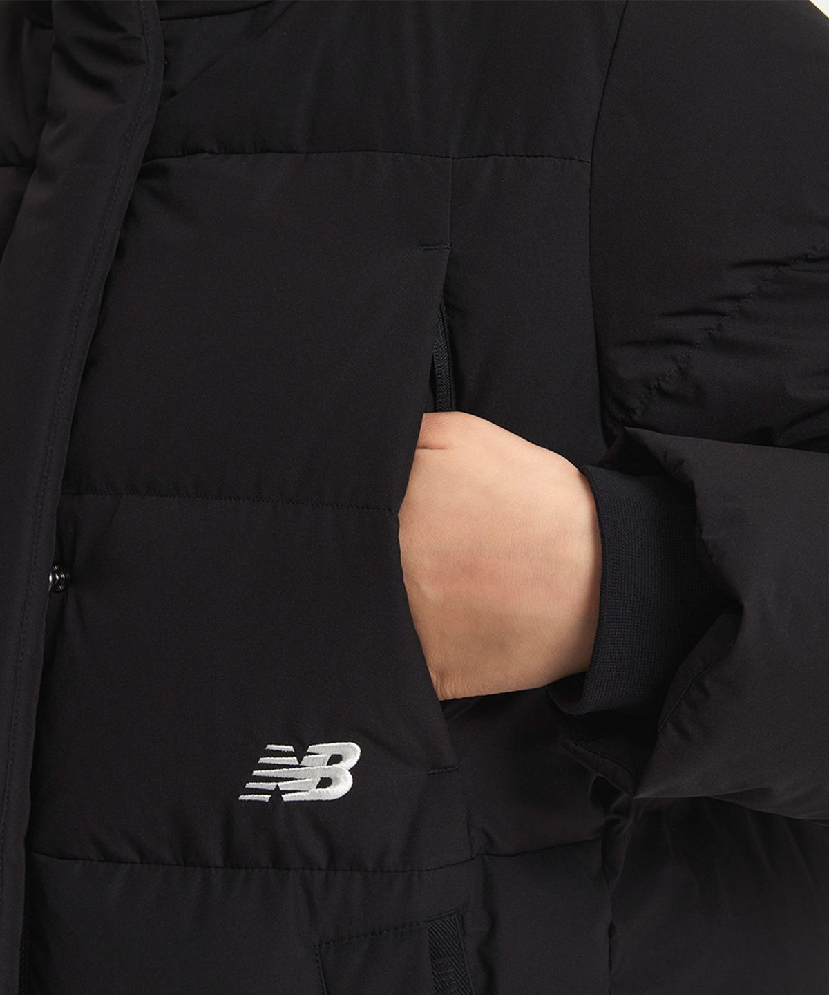 뉴발란스(NEW BALANCE) NBNPGCO402 / WOMEN 액티브 롱 다운 자켓 (BLACK)