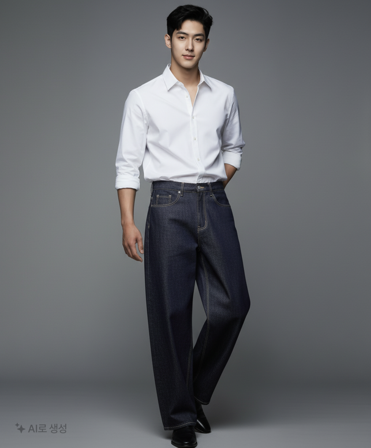 브이투(VTWO) 청/데님 팬츠 L