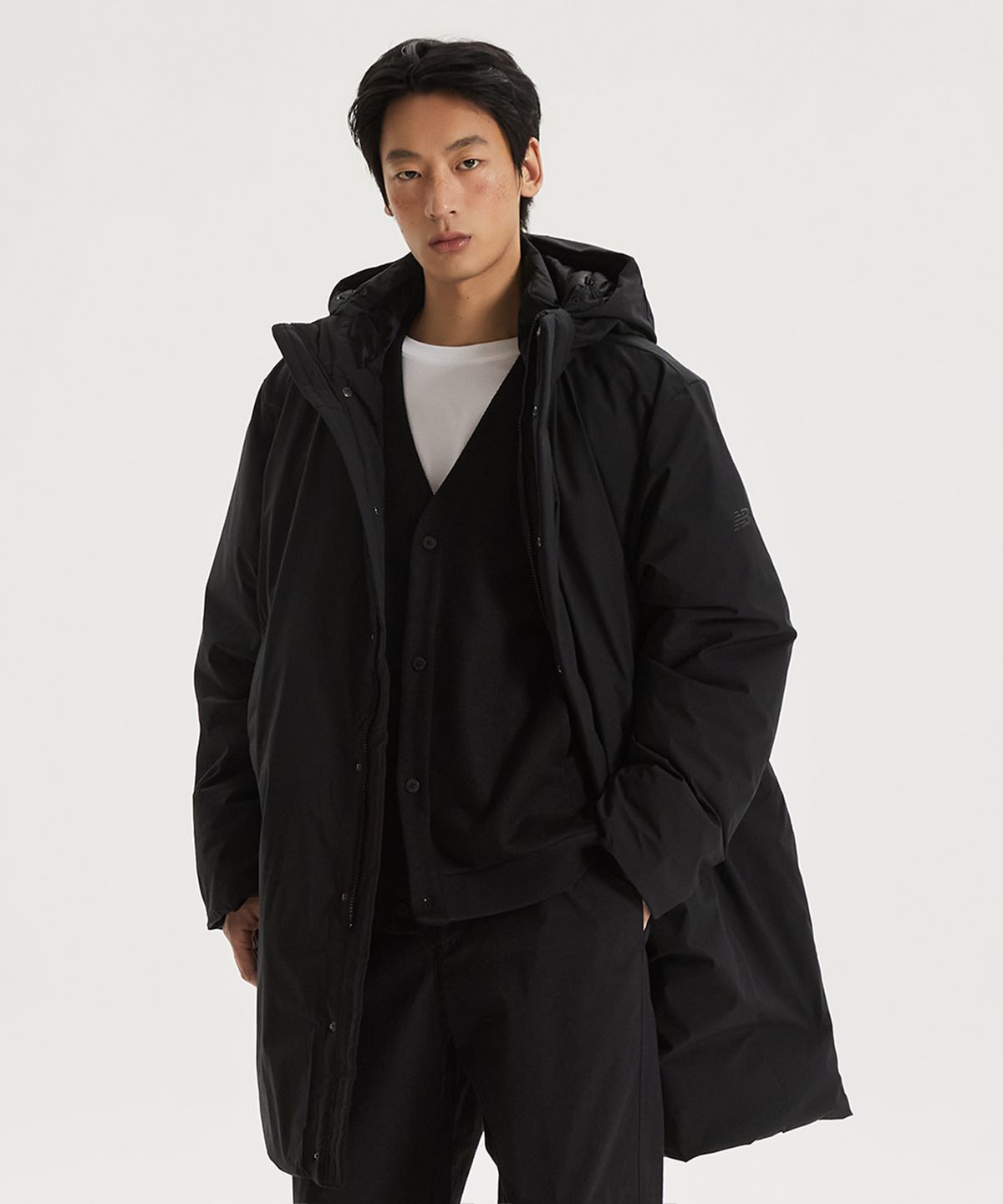 뉴발란스(NEW BALANCE) NBNPF4M931 / MEN 액티브 클라우드 미니멀 롱 다운 (BLACK)