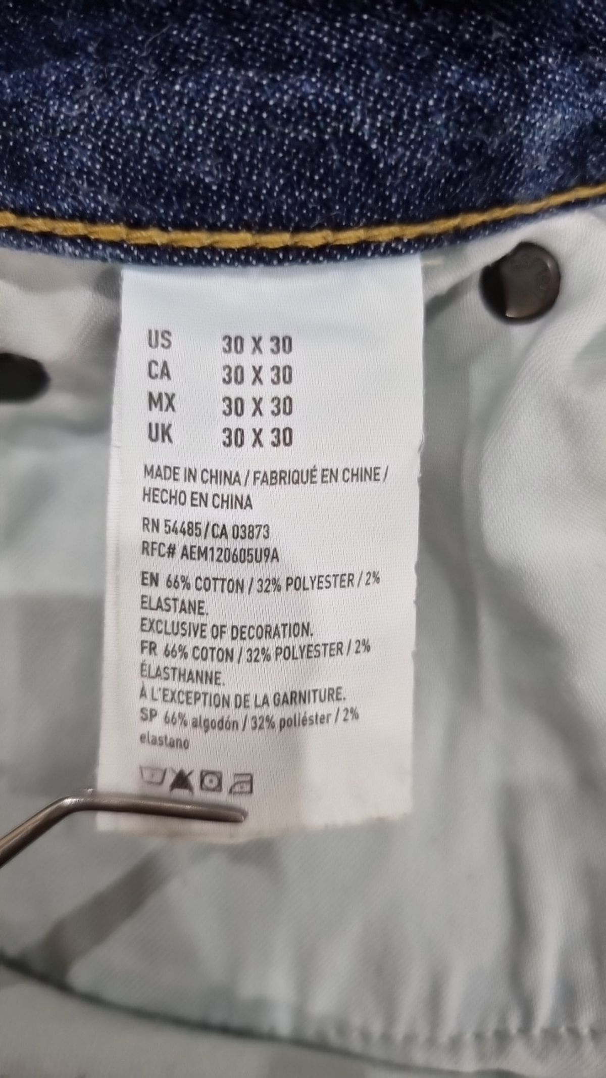 아메리칸이글(AMERICANEAGLE) 청/데님 팬츠 30