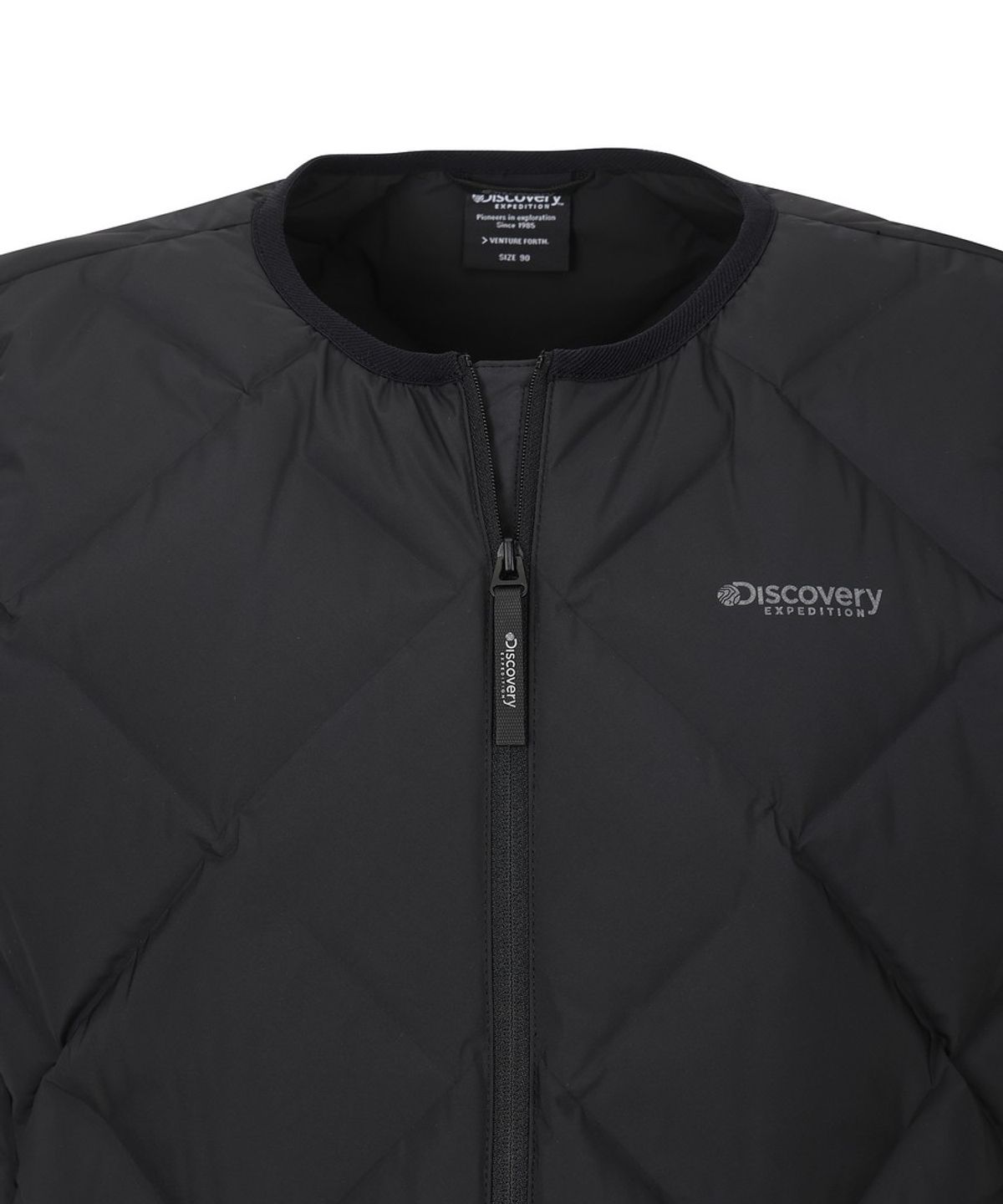 디스커버리 익스페디션(DISCOVERY EXPEDITION) 여성 디하스 튜브 다운 패딩베스트 (BLACK)