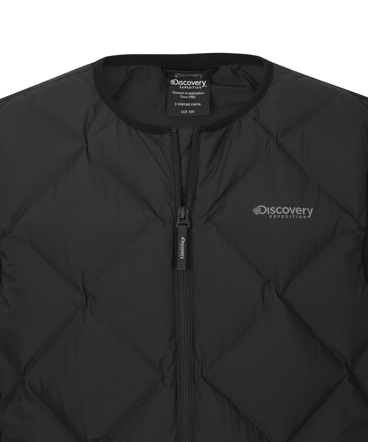 디스커버리 익스페디션(DISCOVERY EXPEDITION) 남성 디하스 튜브 다운 패딩베스트 (BLACK)