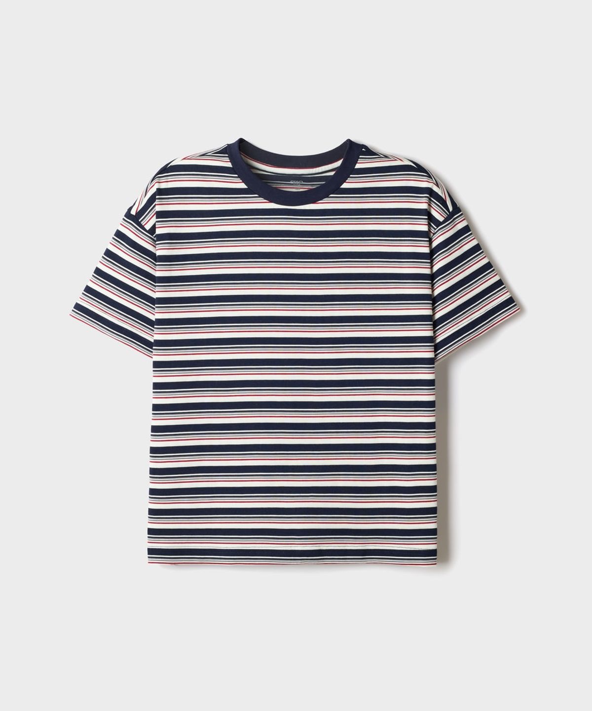 스파오 키즈(SPAO KIDS) [키즈] 오버핏 스트라이프 반팔티_SPRSG37KU2