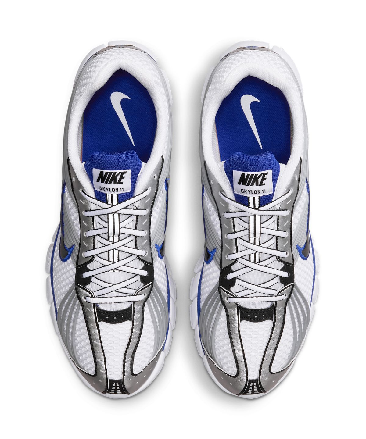 나이키(NIKE) 줌 스카이론 11 M - 화이트:메탈릭 실버:올드 로얄:블랙 / IU1869-103