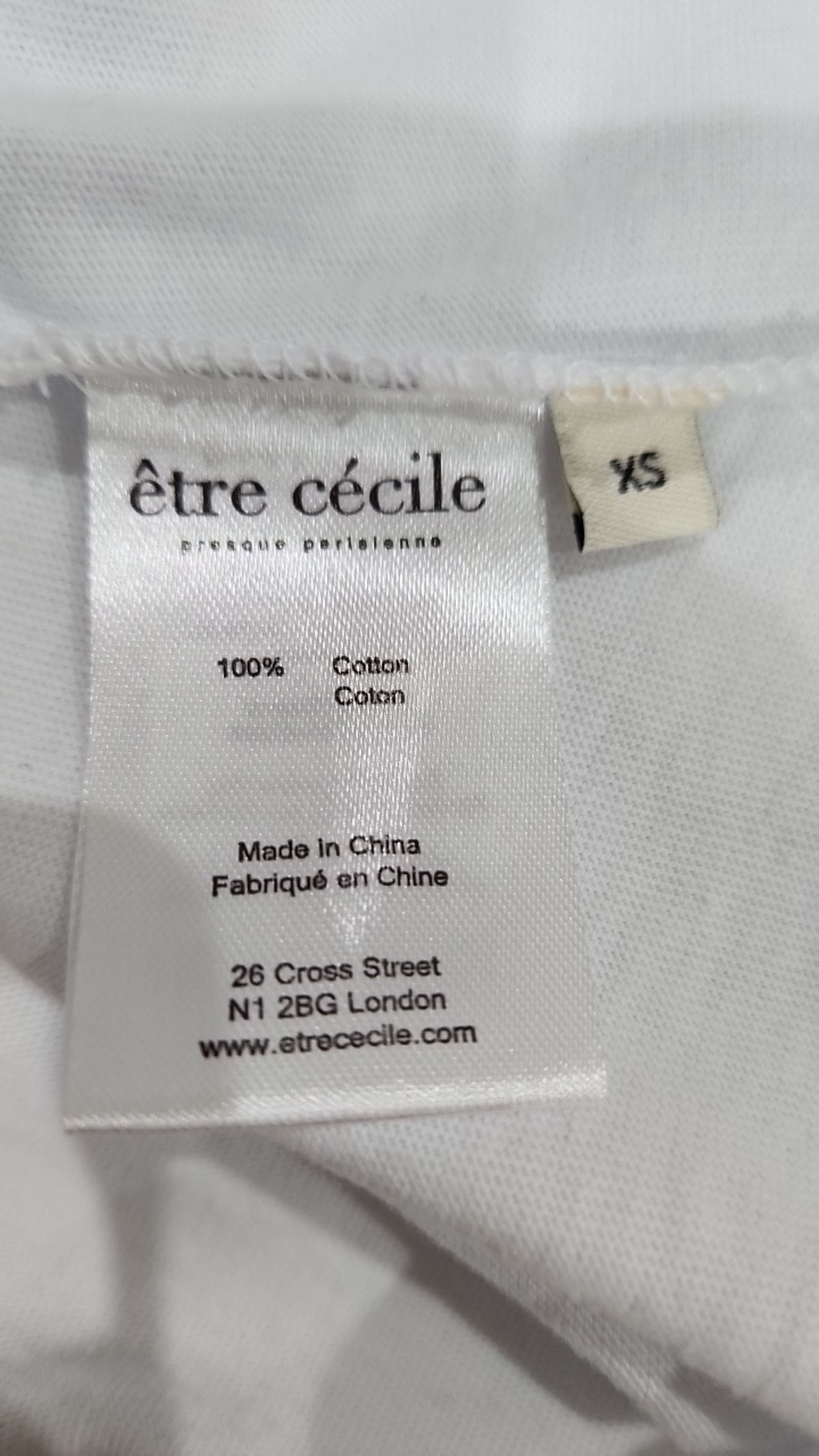 에뜨르 세실(ETRE CECILE) 반소매 티셔츠 XS