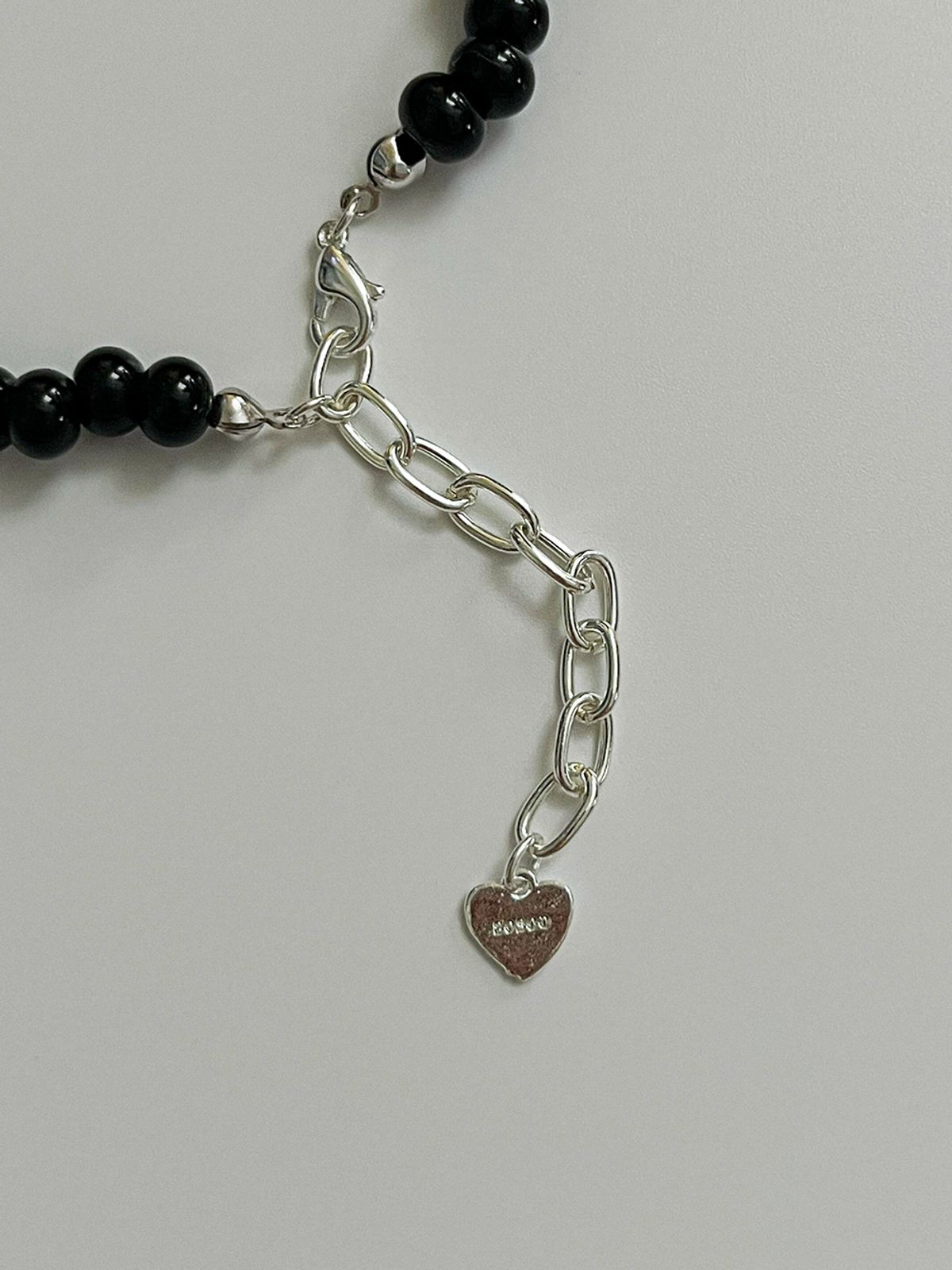 소수(SOSOO) Zigzag Bibi Necklace [black]