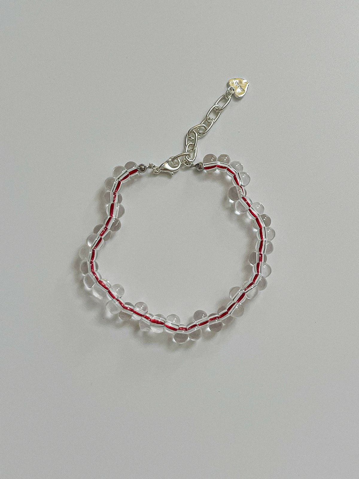 소수(SOSOO) Zigzag Bibi Bracelet [Clear]