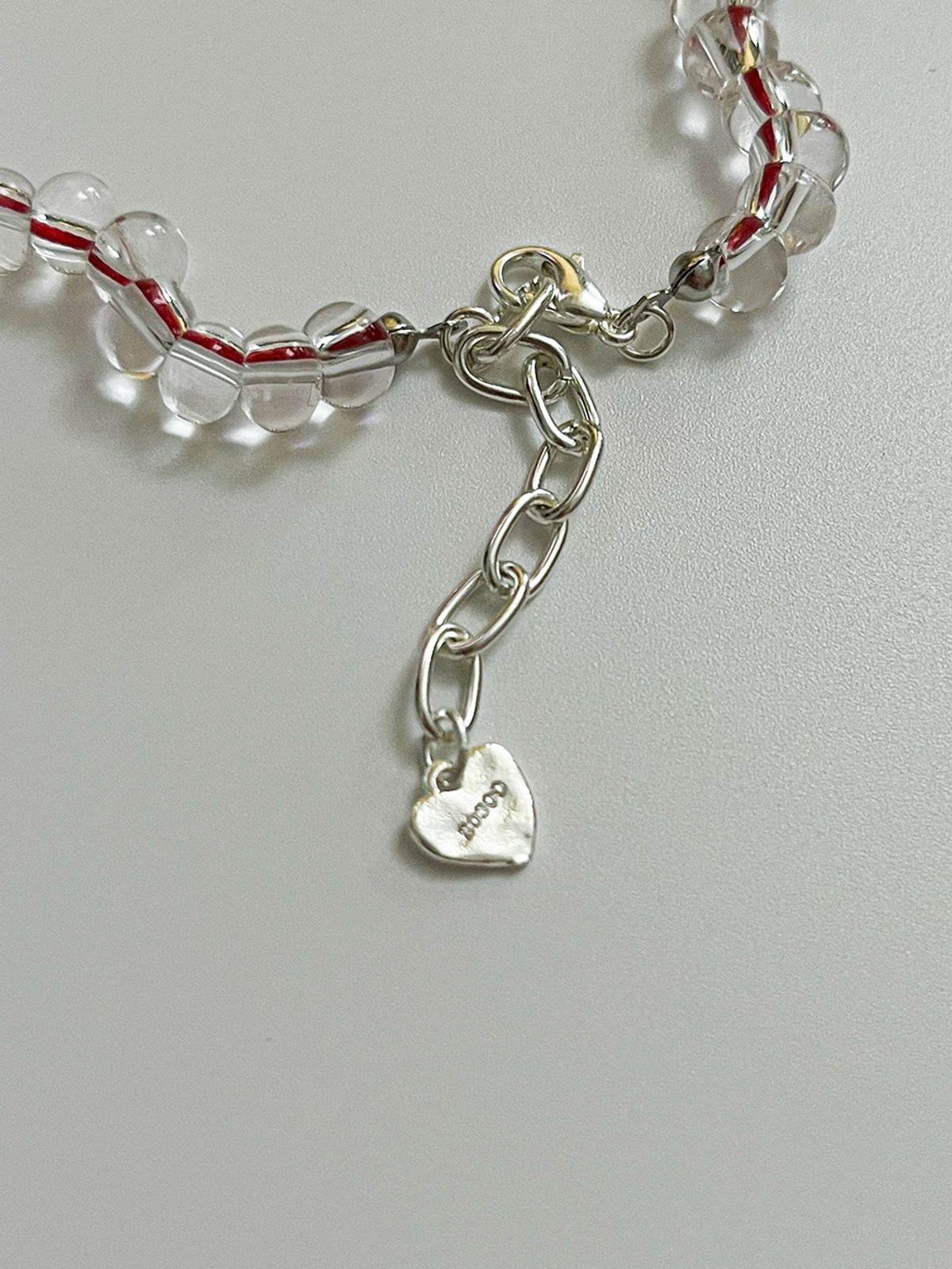 소수(SOSOO) Zigzag Bibi Bracelet [Clear]