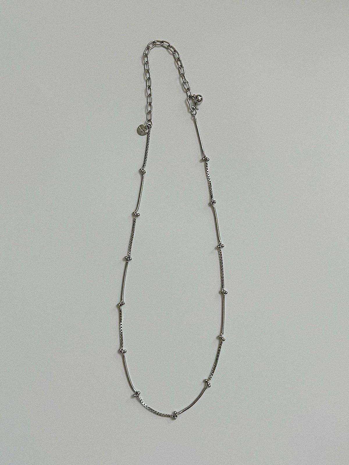 소수(SOSOO) Two Chain Weave Necklace