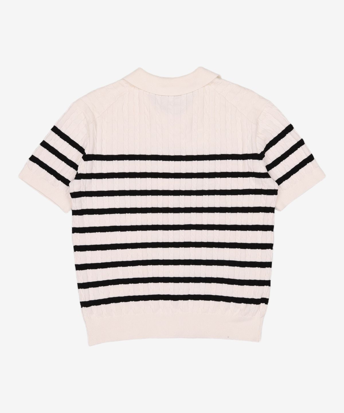 티엔지티(TNGT) Stripe Cable Knit Top (Ivory) TNSW5E203IV 100