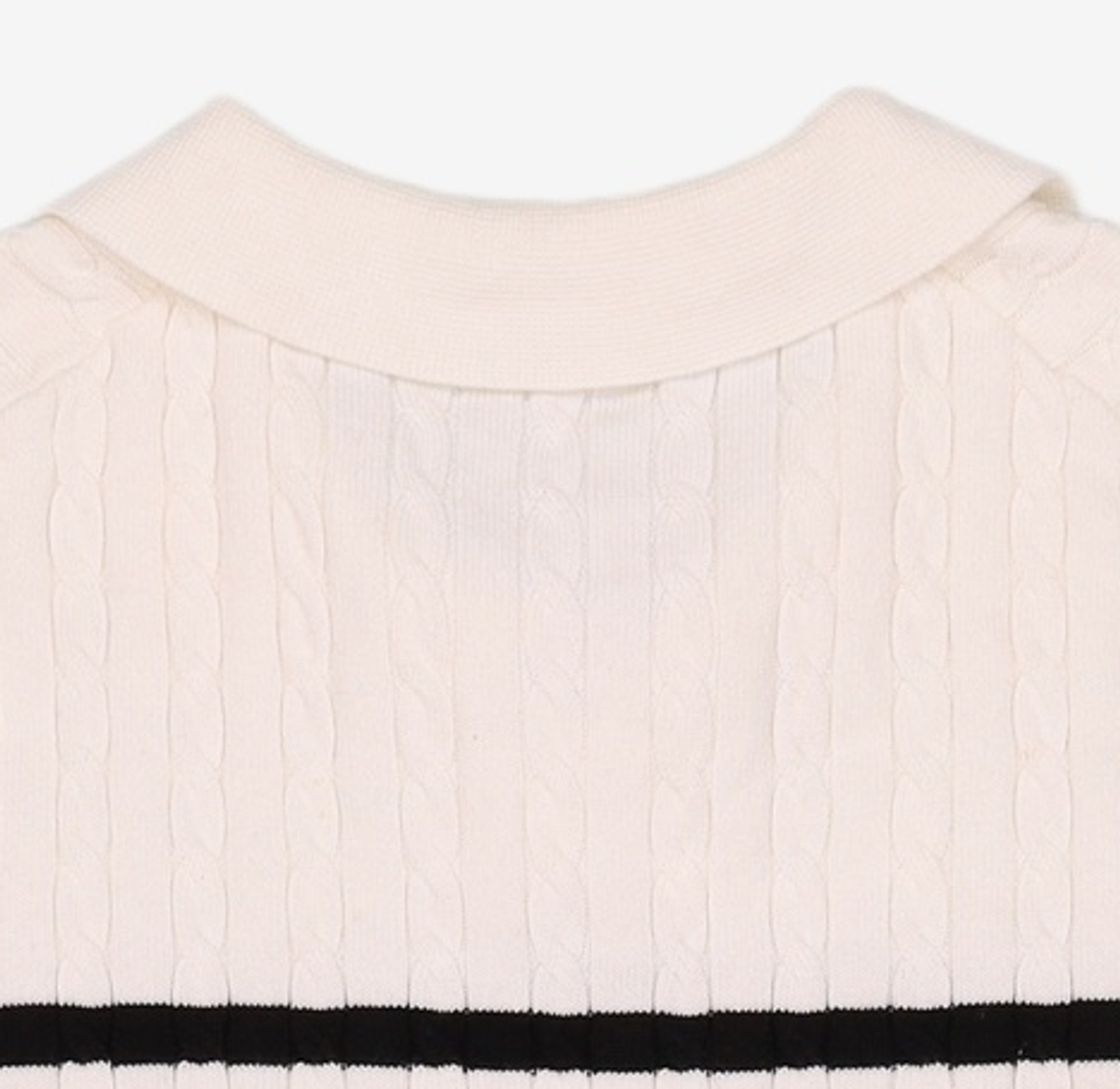 티엔지티(TNGT) Stripe Cable Knit Top (Ivory) TNSW5E203IV 100