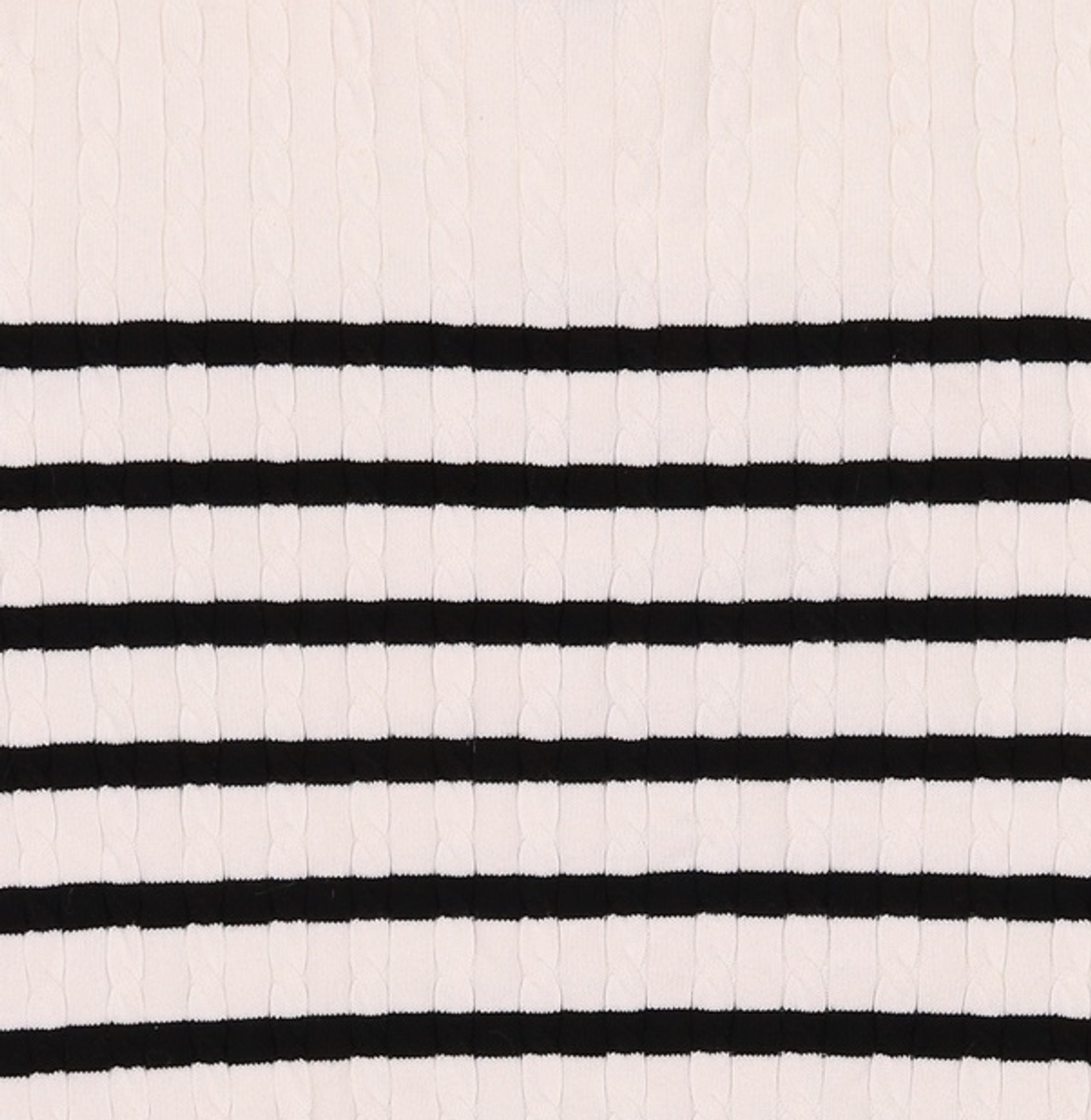 티엔지티(TNGT) Stripe Cable Knit Top (Ivory) TNSW5E203IV 100