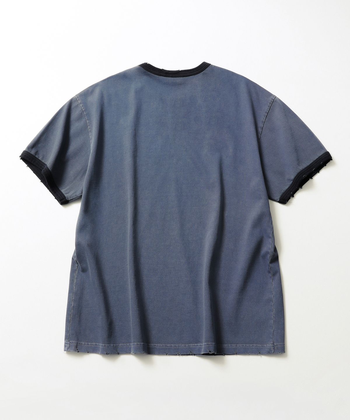 씨에이치사공사(CH.404) Signature LOGO PIGMENT RINGER TEE NAVY