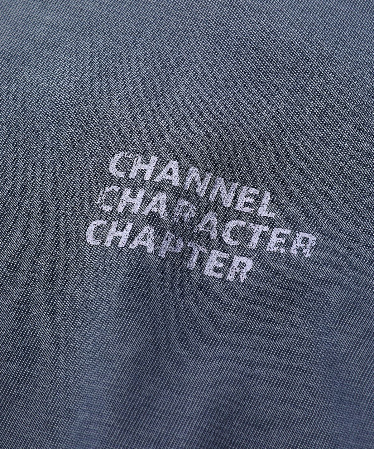 씨에이치사공사(CH.404) Signature LOGO PIGMENT RINGER TEE NAVY