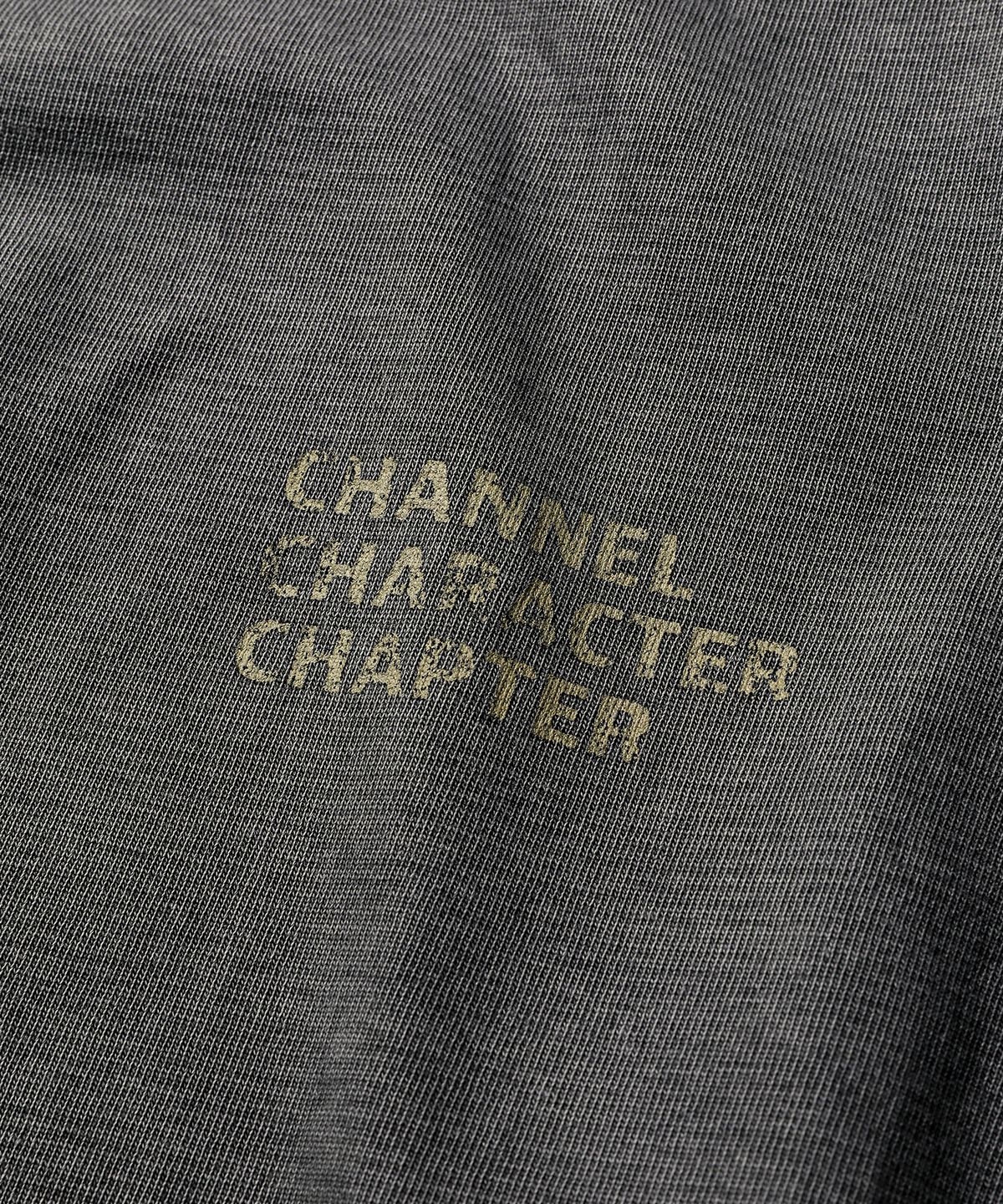 씨에이치사공사(CH.404) Signature LOGO PIGMENT RINGER TEE BLACK
