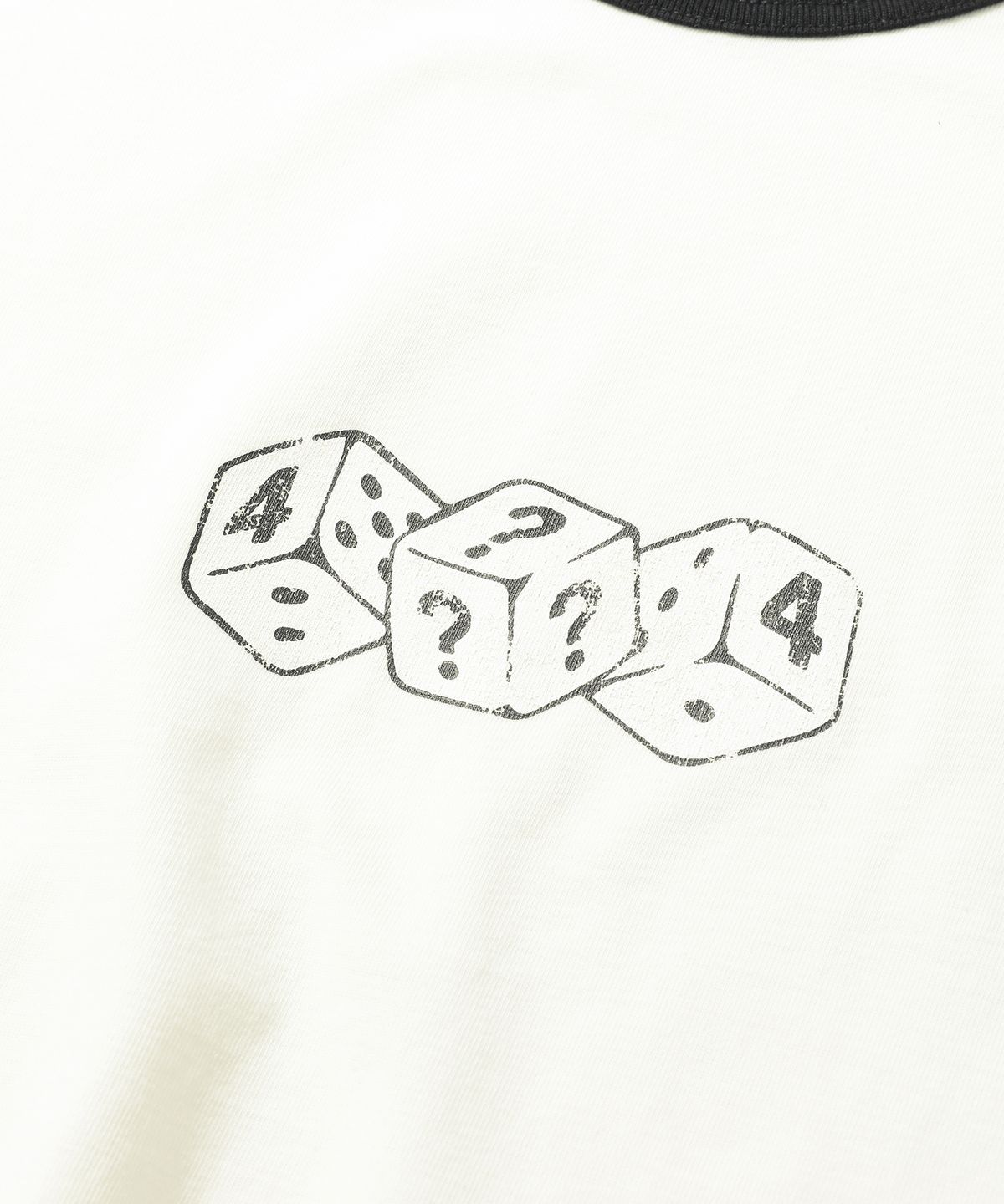 씨에이치사공사(CH.404) DICE RINGER TEE ECRU