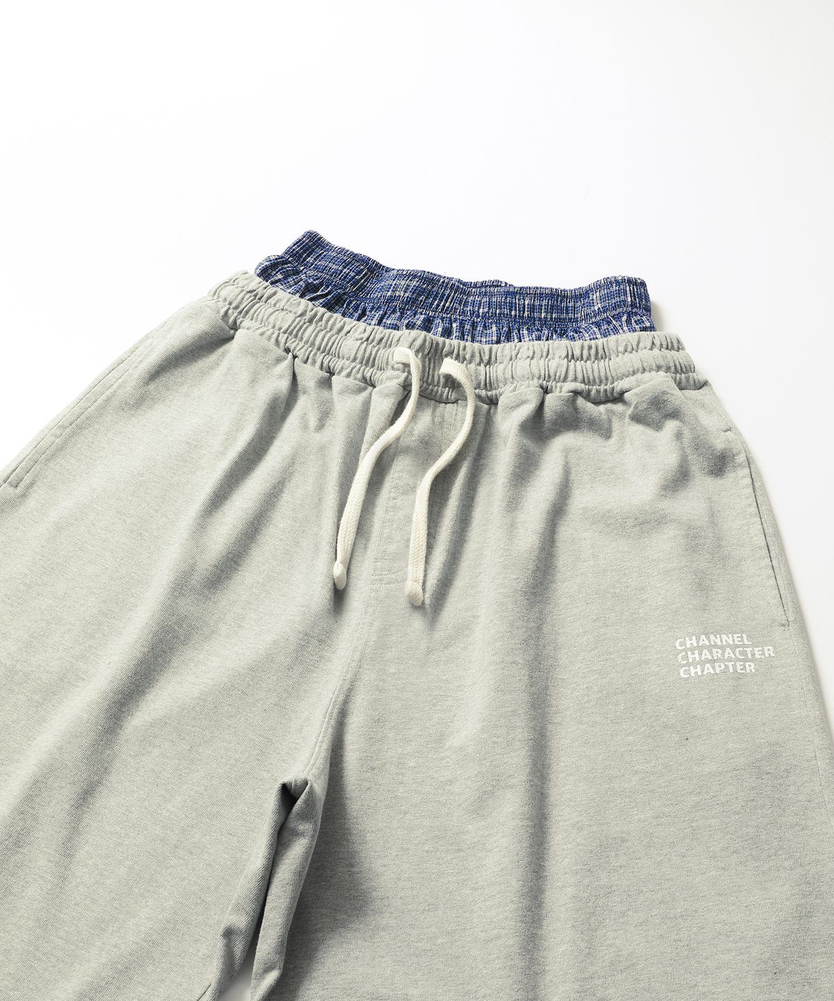 씨에이치사공사(CH.404) BOXER LAYERED BERMUDA PANTS GRAY