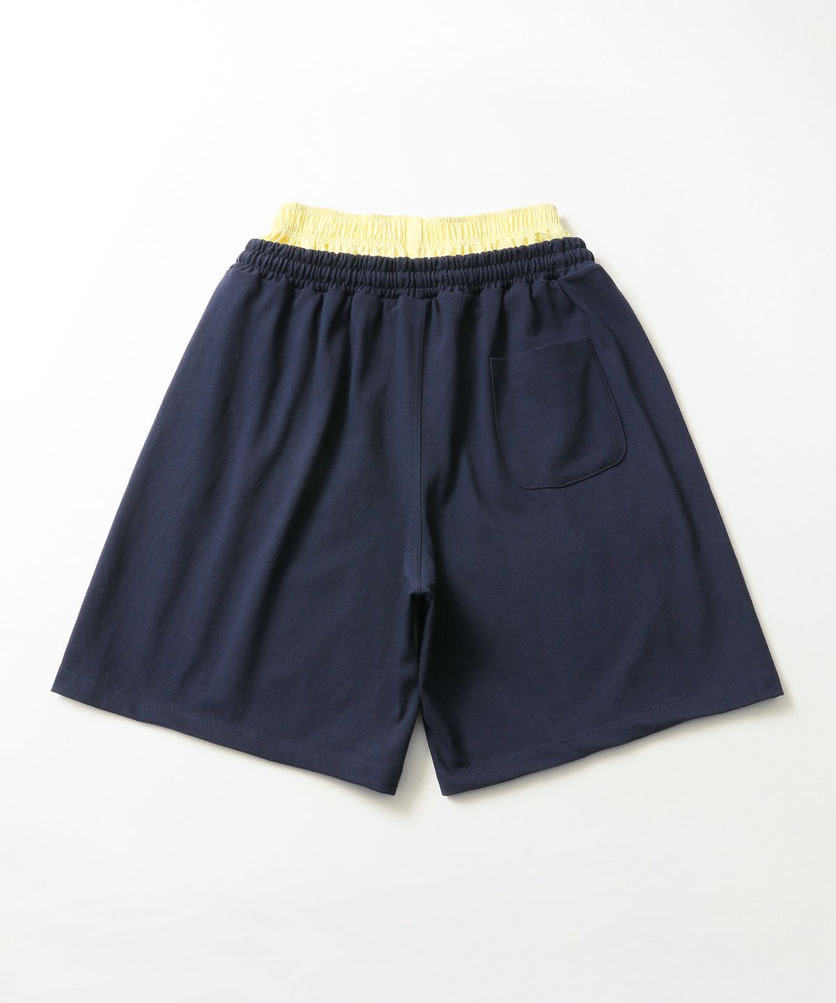 씨에이치사공사(CH.404) BOXER LAYERED BERMUDA PANTS NAVY