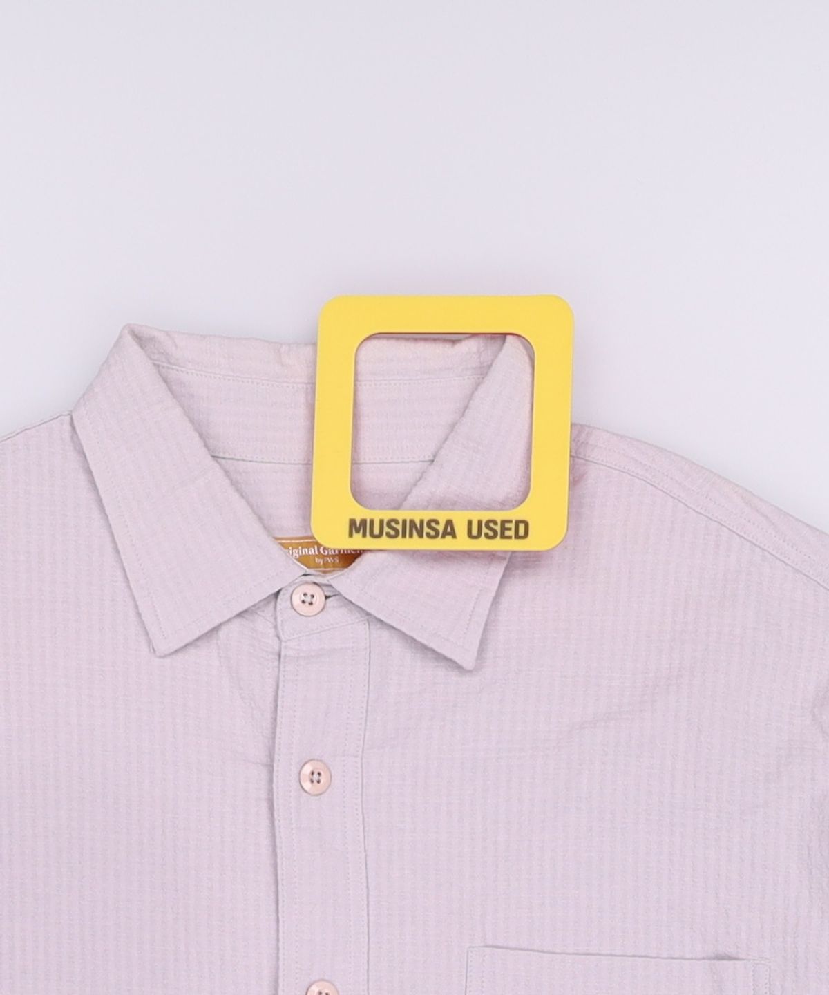프리즘웍스(FRIZMWORKS) OG DOBBY WEAVE SEERSUCKER SHIRT _ GRAY L