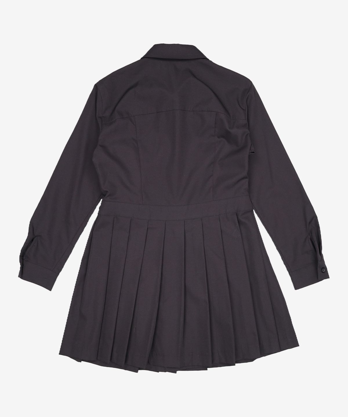 미쏘(MIXXO) 셔츠카라 플리츠 미니 원피스 MIWOWC212G S