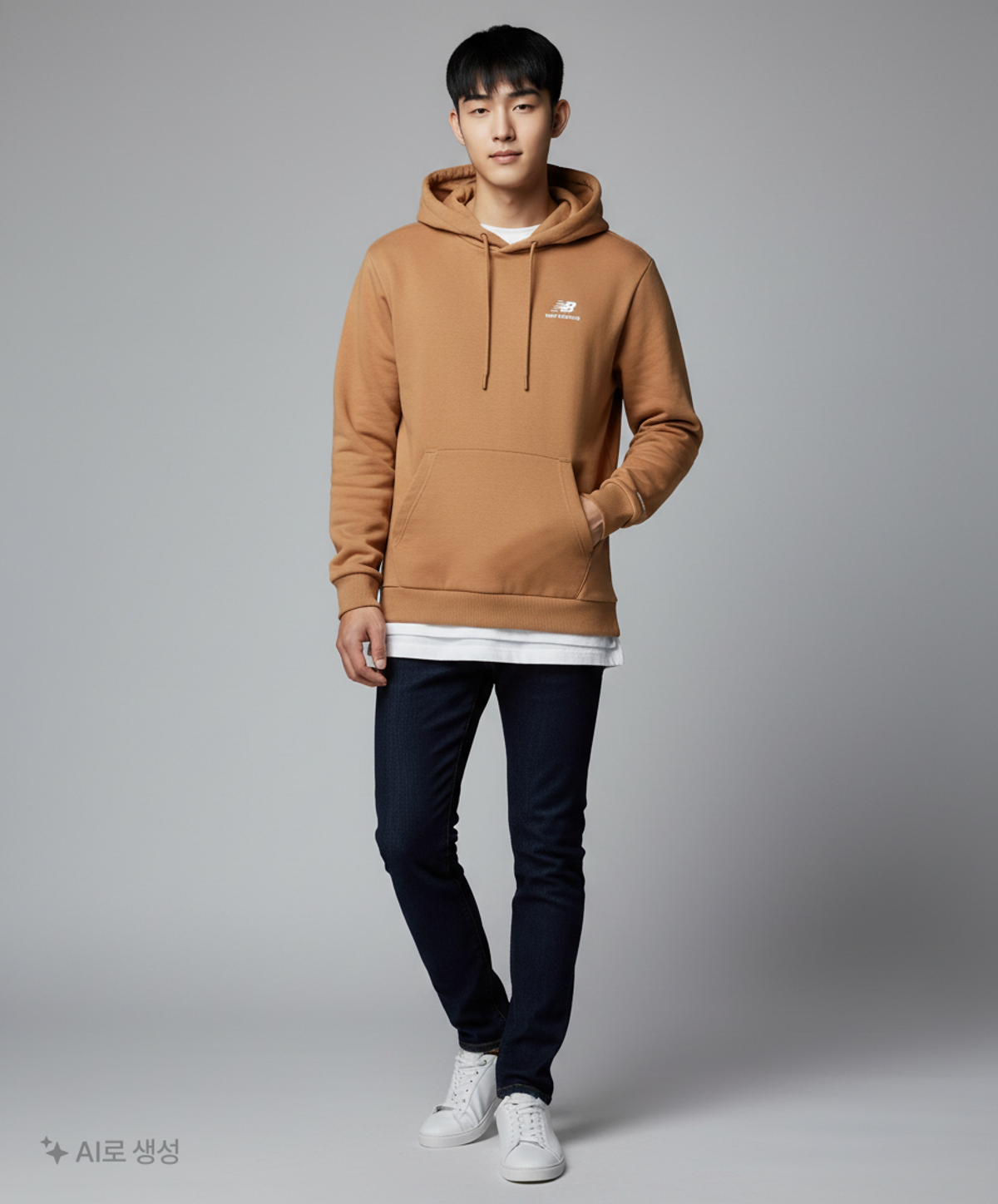 뉴발란스(NEW BALANCE) 후드 티셔츠 M