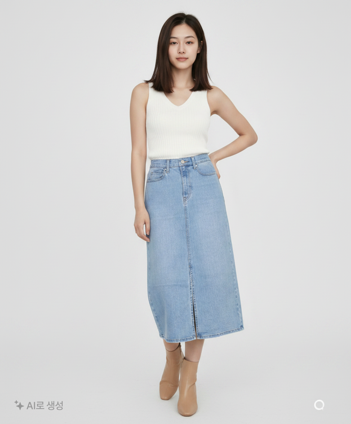 유니클로(UNIQLO) 롱스커트 58