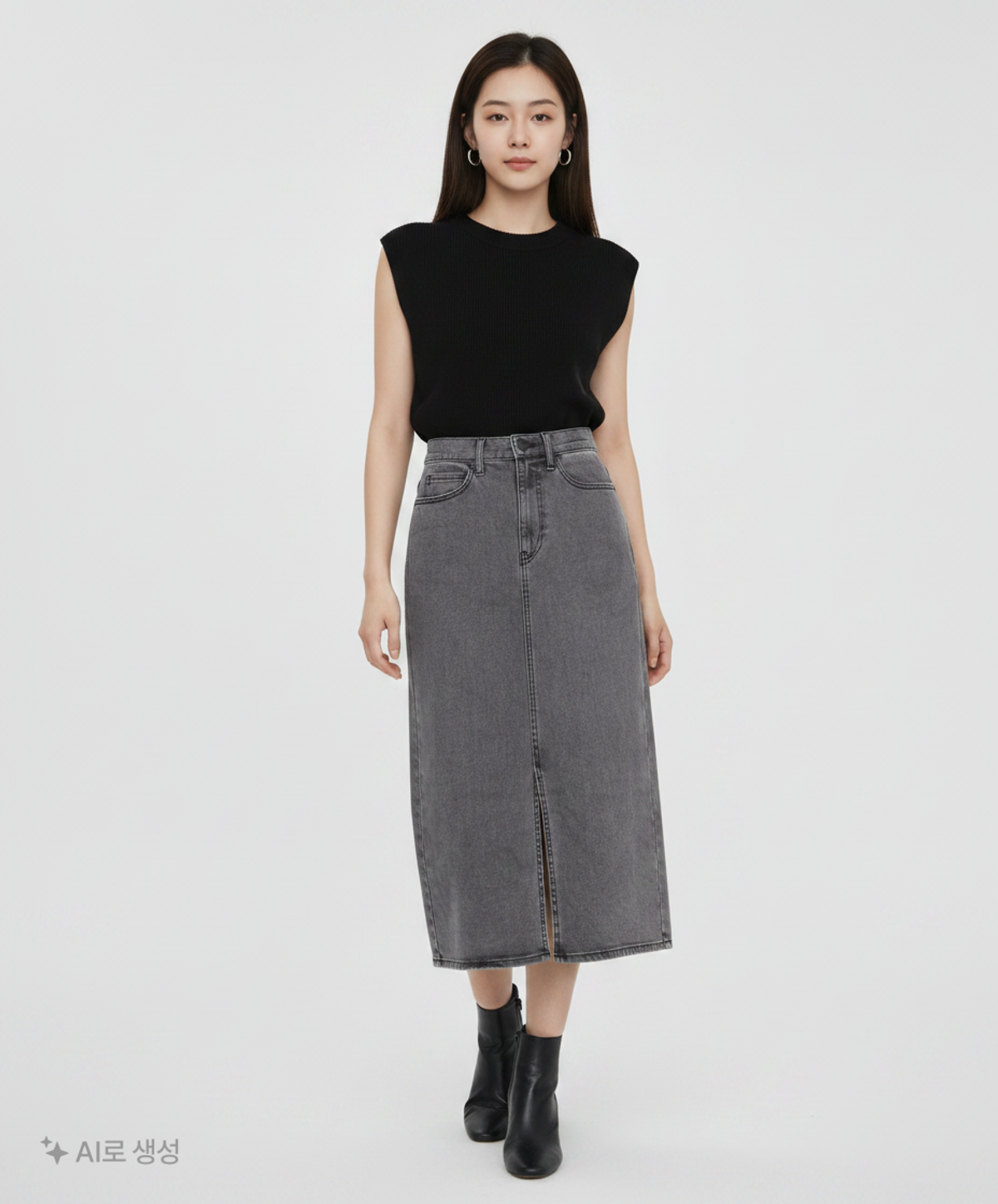 유니클로(UNIQLO) 롱스커트 58