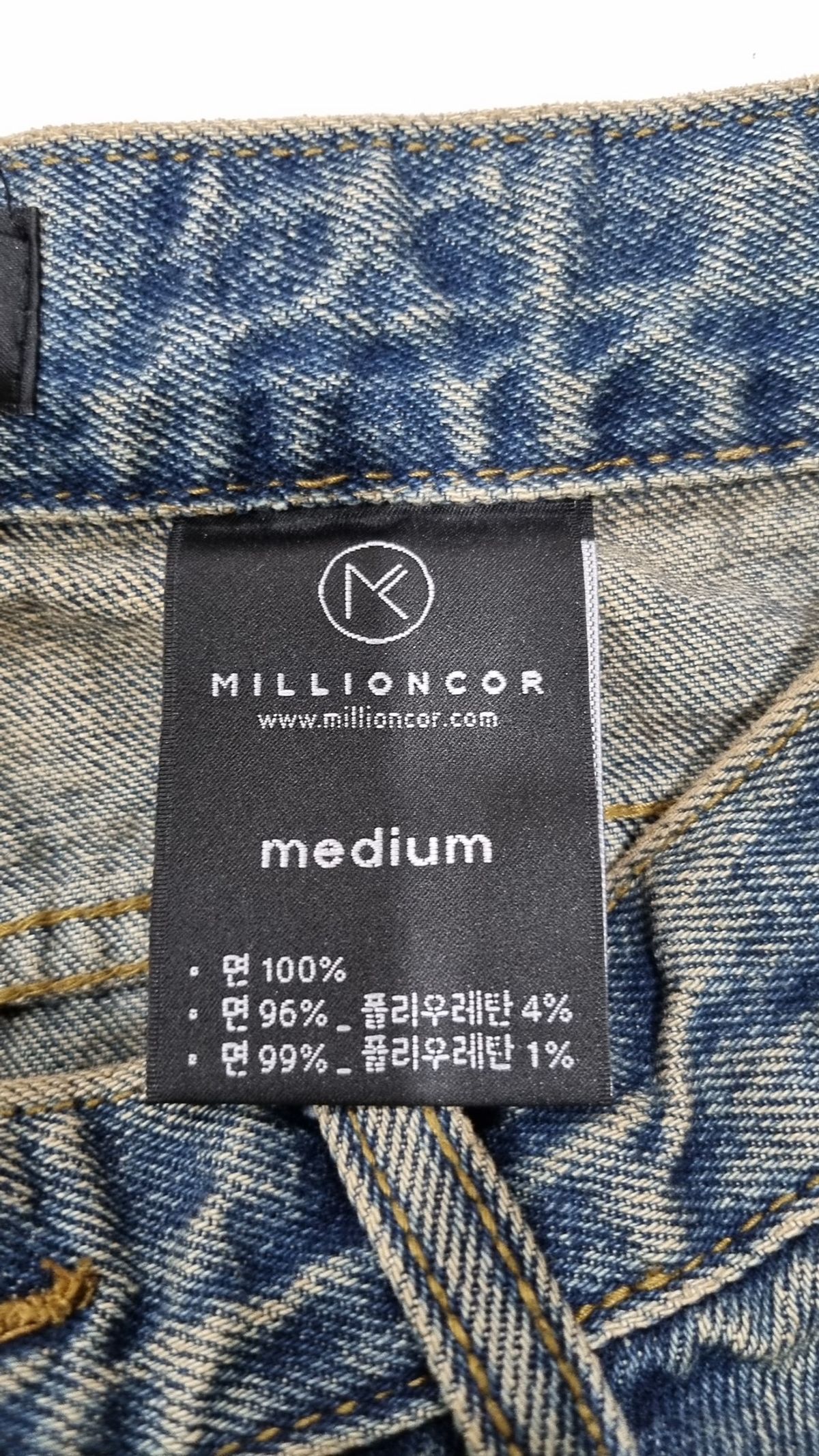 밀리언코르(MILLIONCOR) 청/데님 팬츠 M