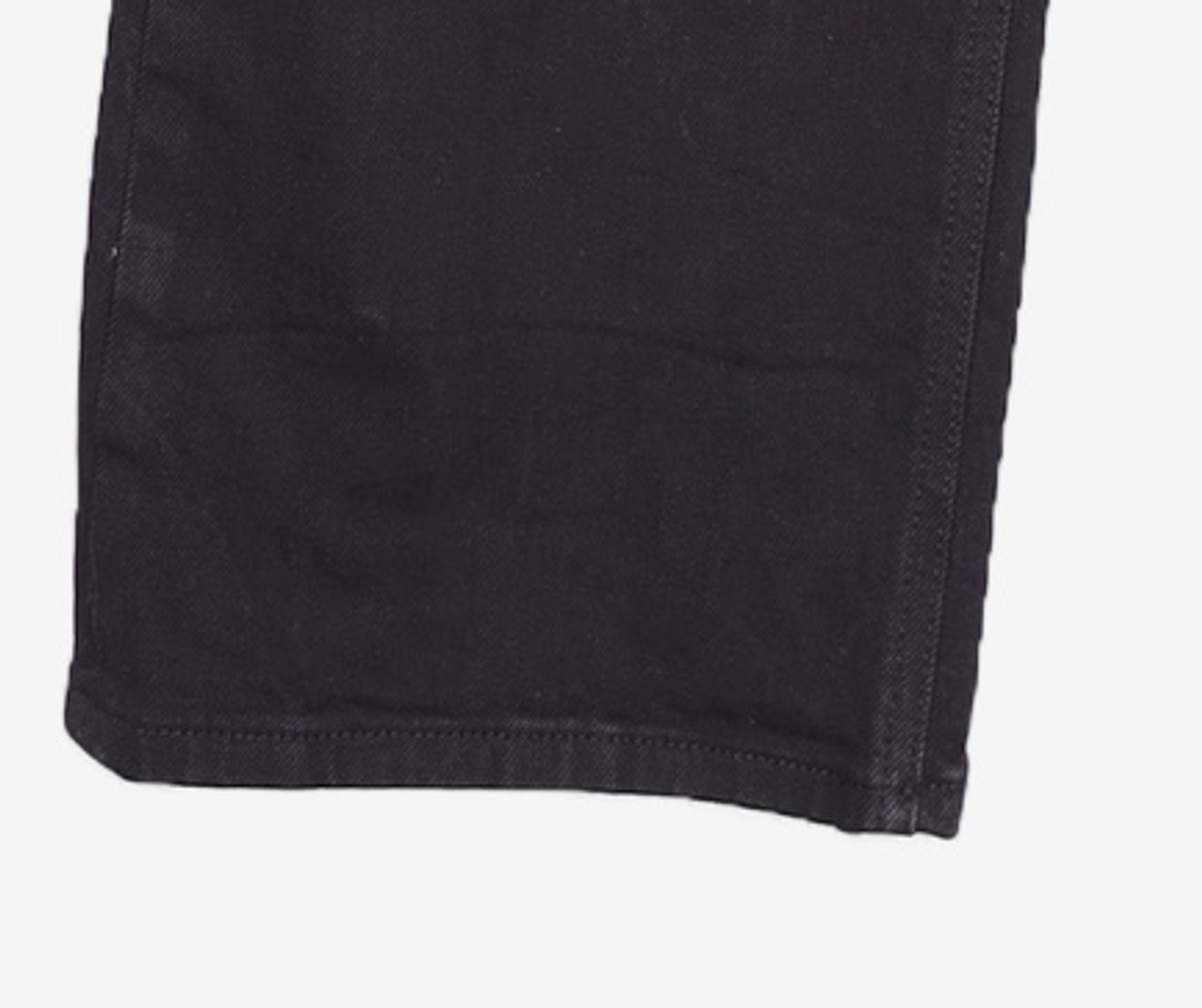 메종미네드(MAISON MINED) SNAP BACK SLIT WIDE JEAN BLACK 46