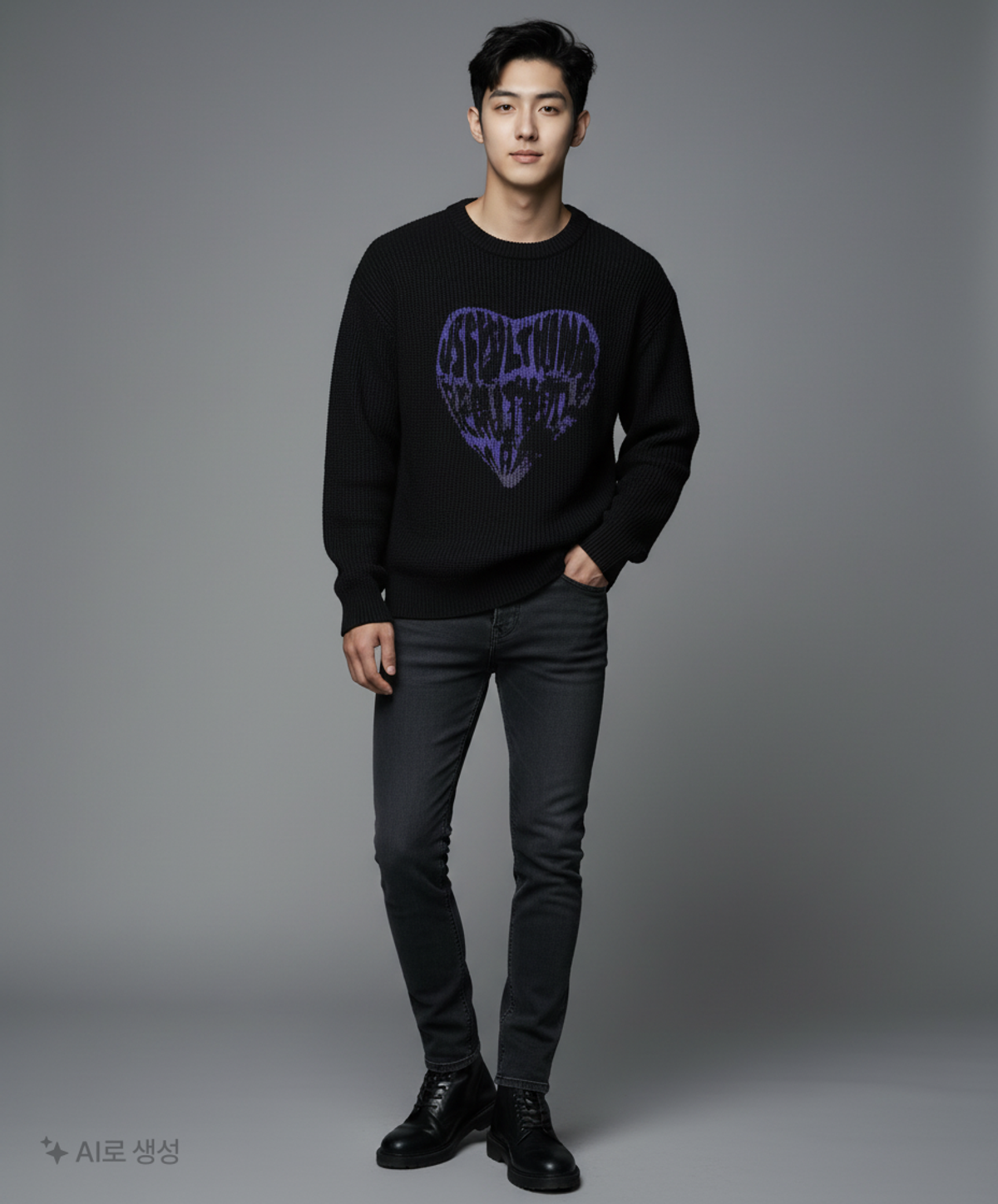 니티드(KNITTED) 니트/스웨터 L