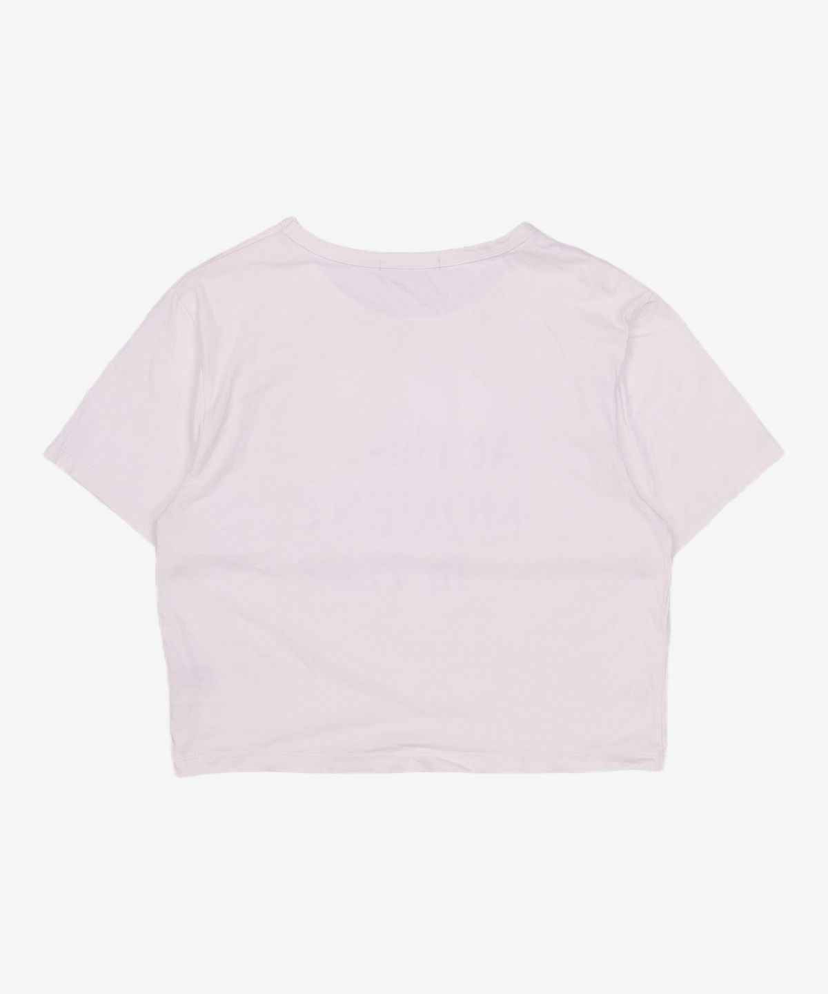 미쏘(MIXXO) 레터 반팔 티셔츠 MIWHWD423A L