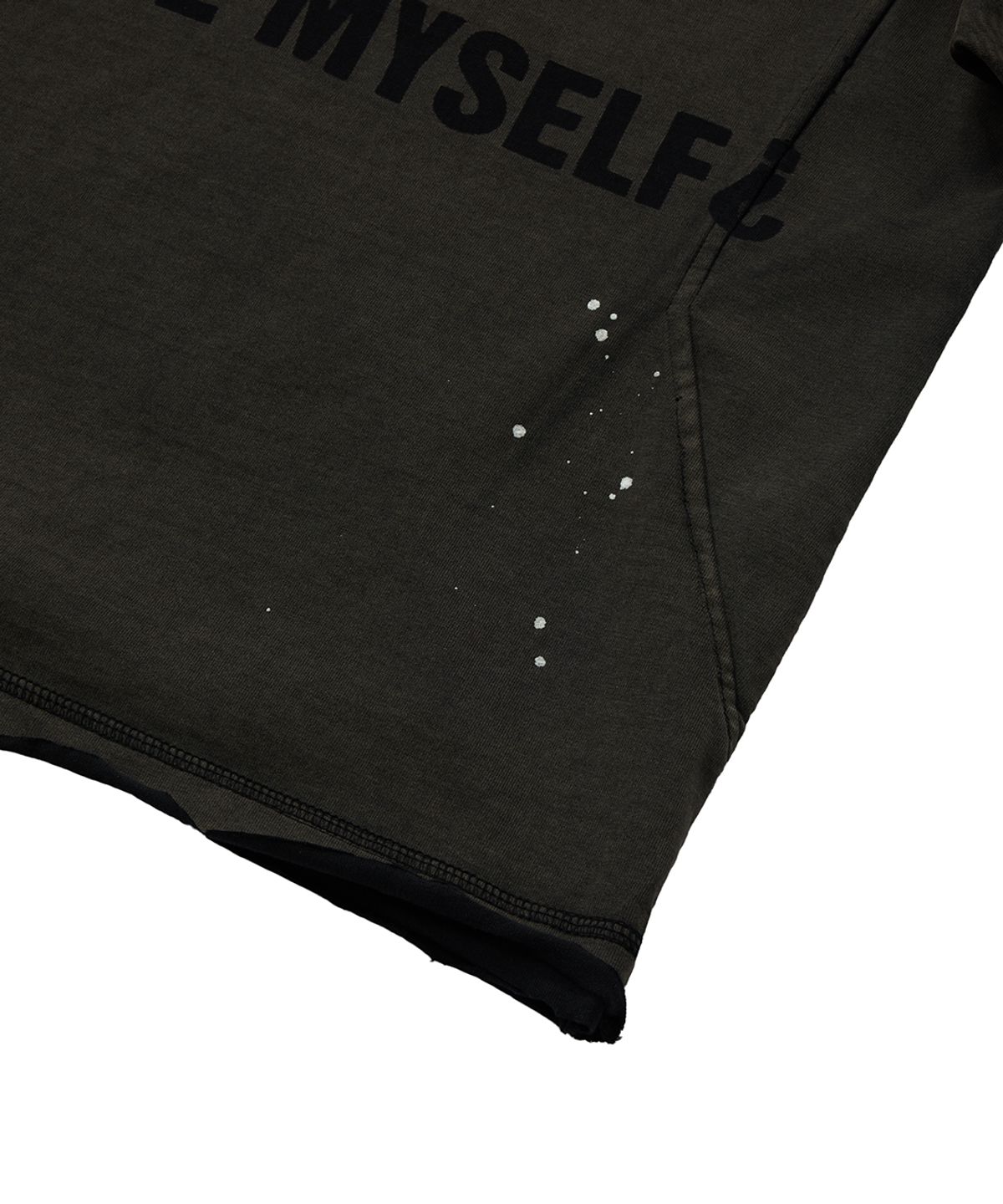 더 오피셜 레퓨지(THE OFFICIAL REFUGE) LASER ETCHED T-SHIRT CHARCOAL