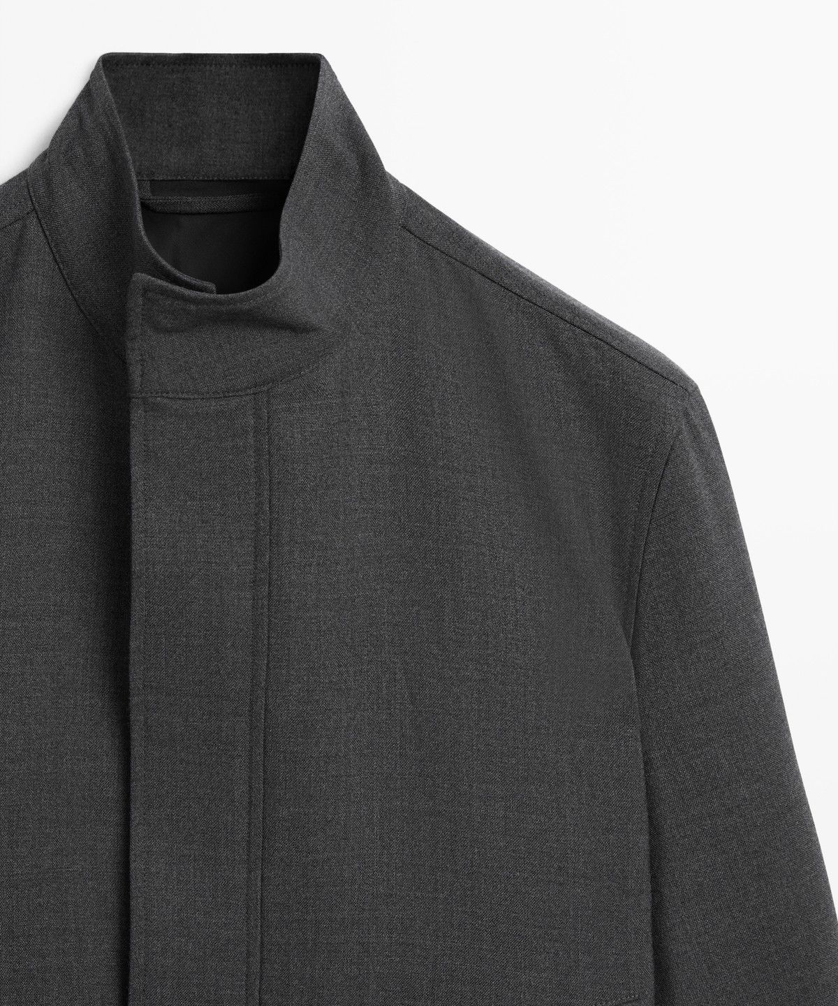 마시모두띠(MASSIMO DUTTI) 100% 울 오버셔츠