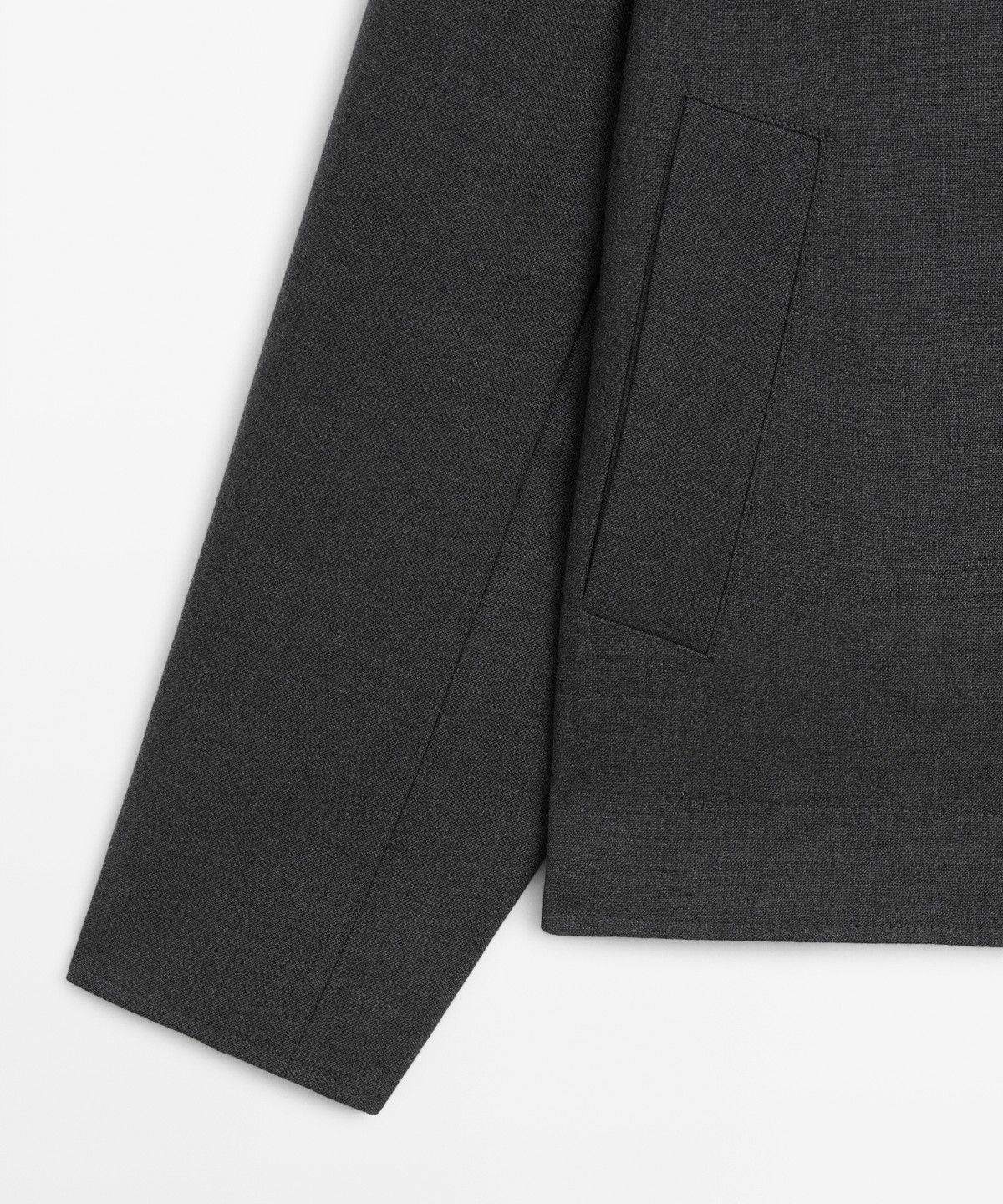 마시모두띠(MASSIMO DUTTI) 100% 울 오버셔츠