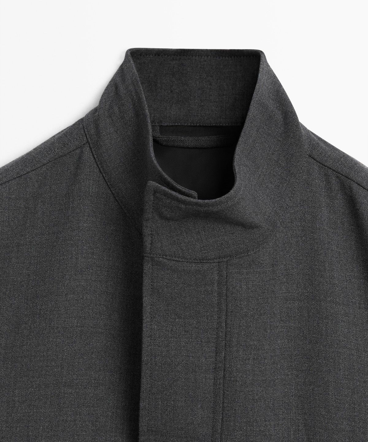 마시모두띠(MASSIMO DUTTI) 100% 울 오버셔츠