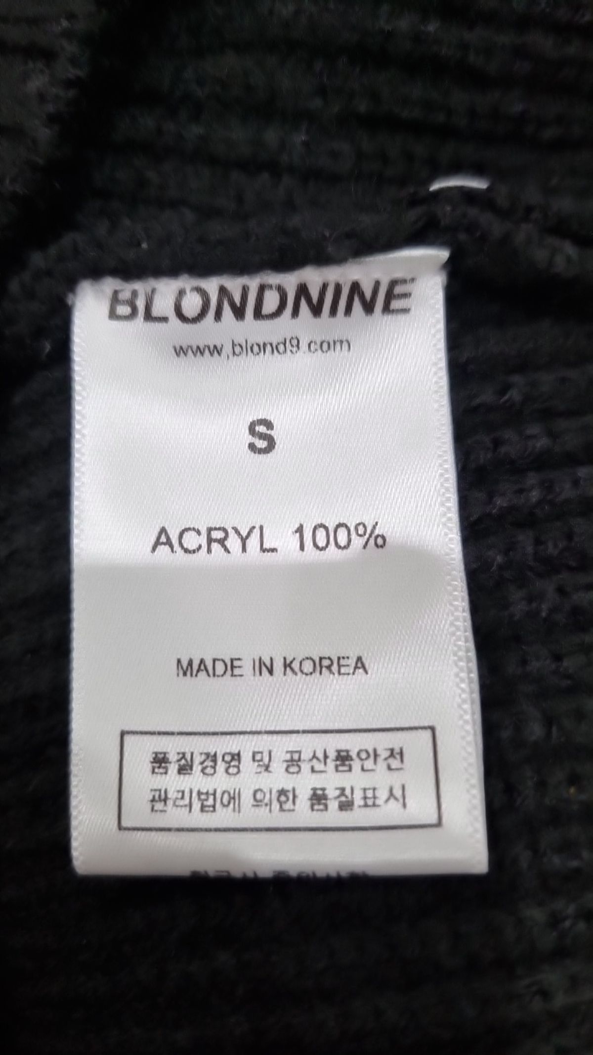 블론드나인(BLOND9) 니트/스웨터 S