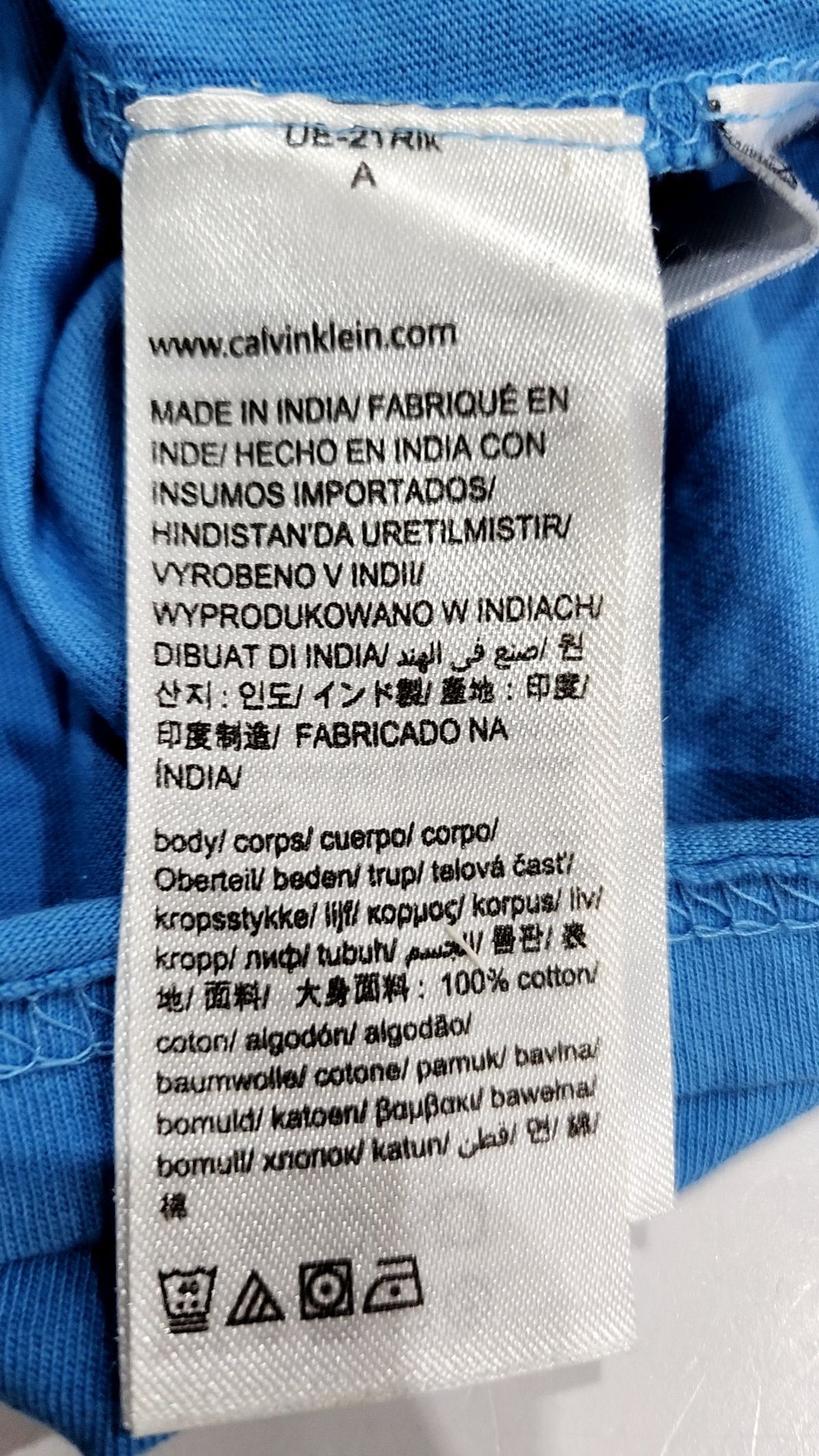 캘빈클라인 진(CALVIN KLEIN JEANS) 반소매 티셔츠 XS